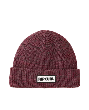 Icons Reg Beanie in Maroon