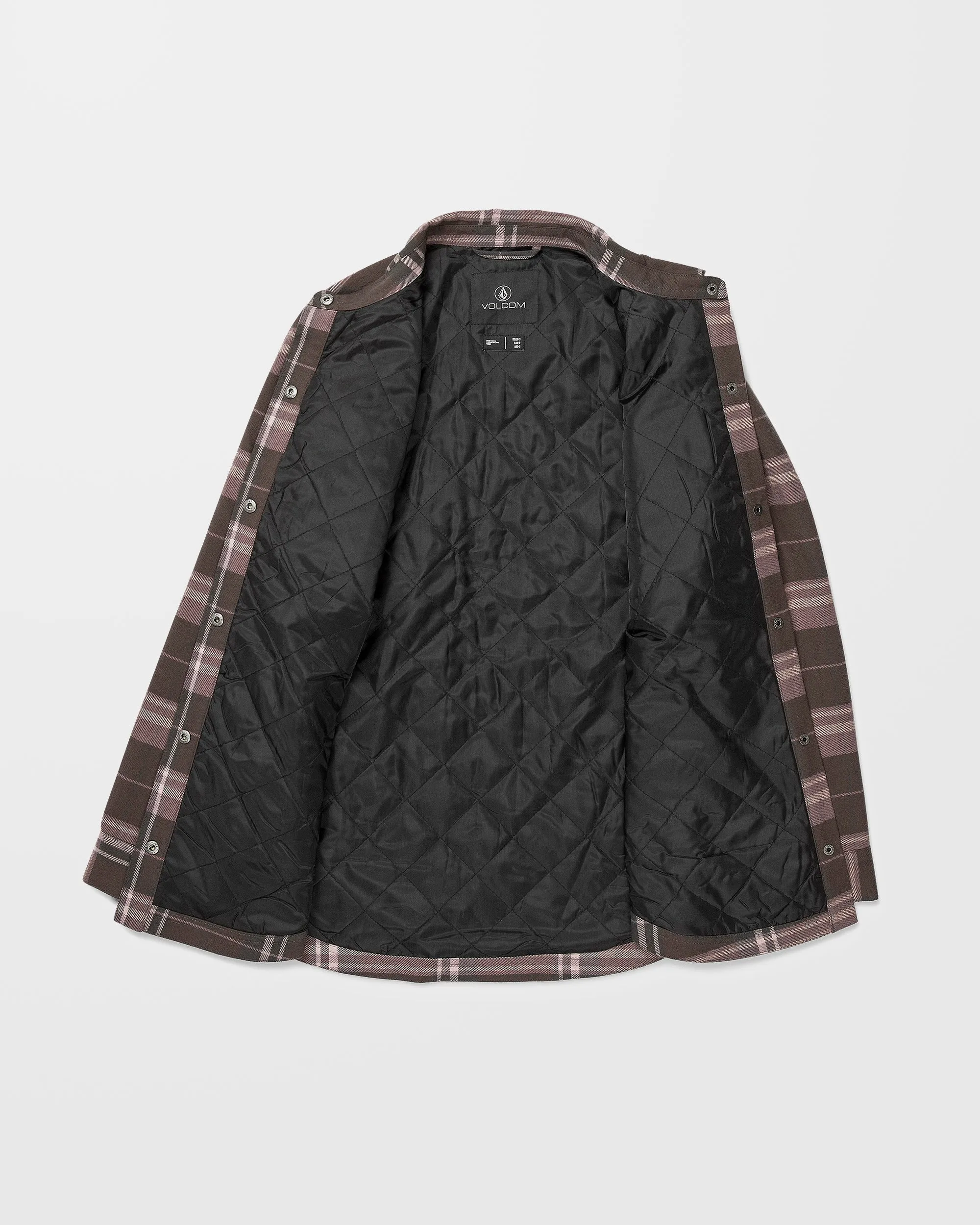 Insulated Riding Flannel Jacket - Dusty Lavender