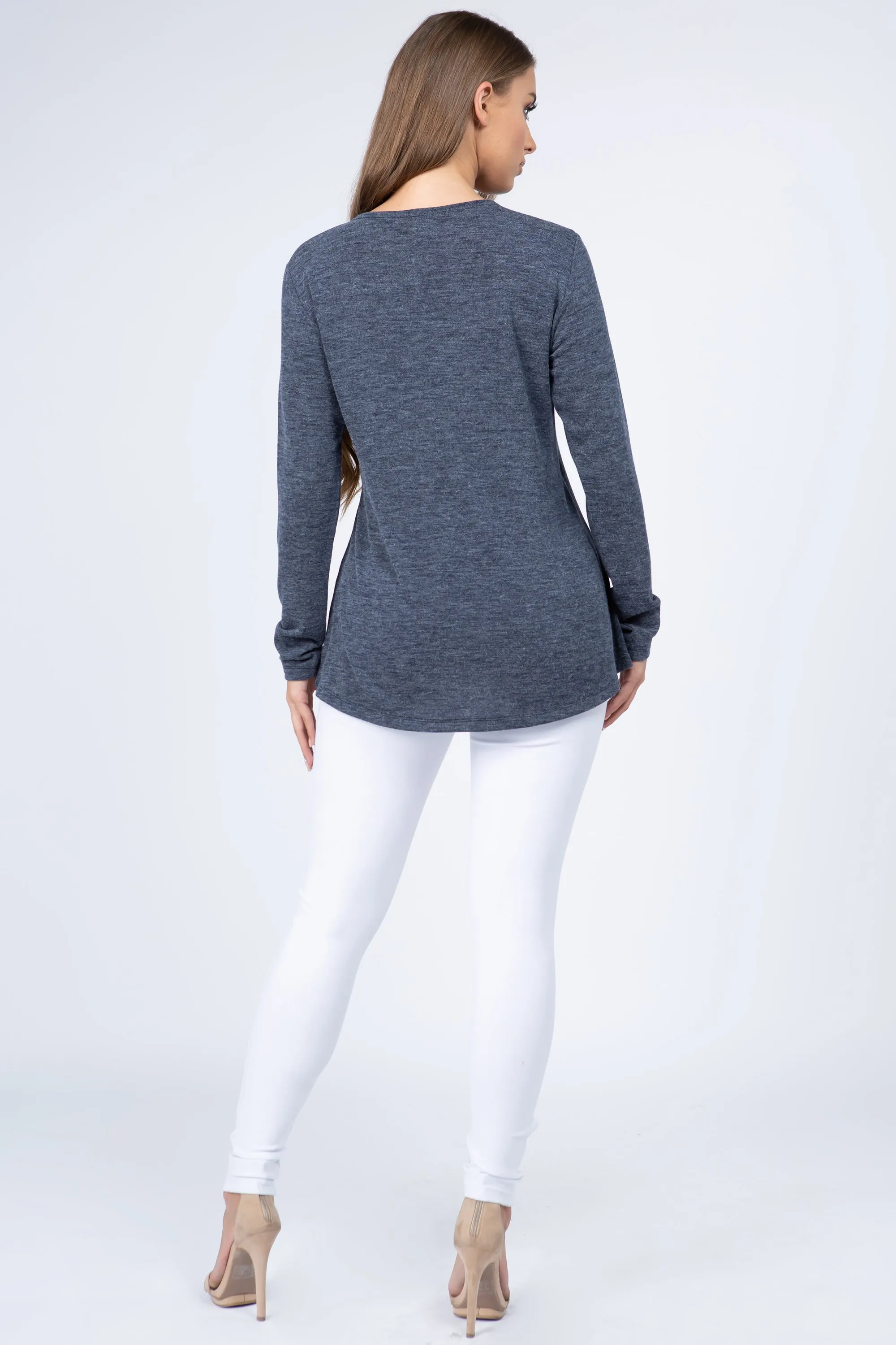 It's a Wrap Surplice Long Sleeve Top