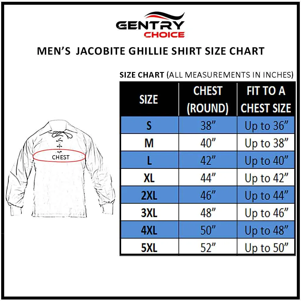 Jacobite Shirt Black Ghillie Shirt