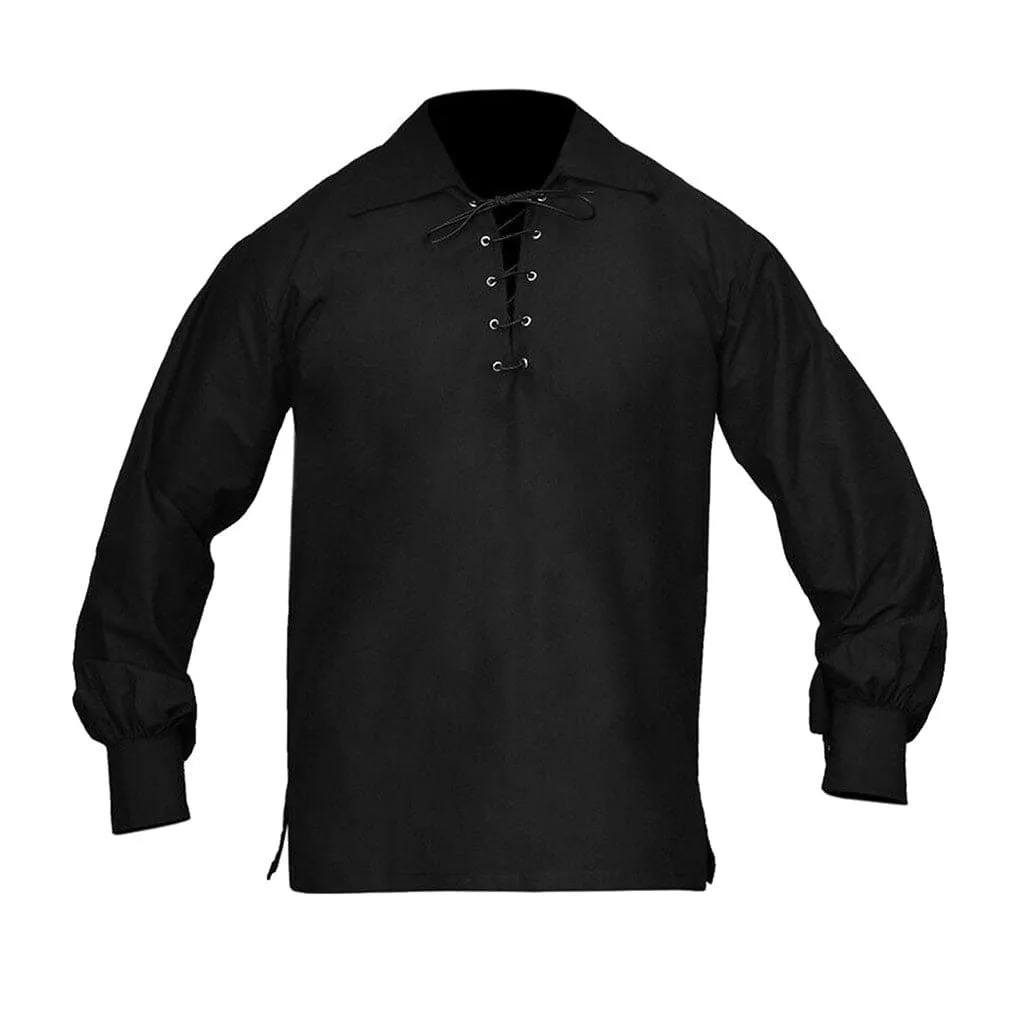 Jacobite Shirt Black Ghillie Shirt