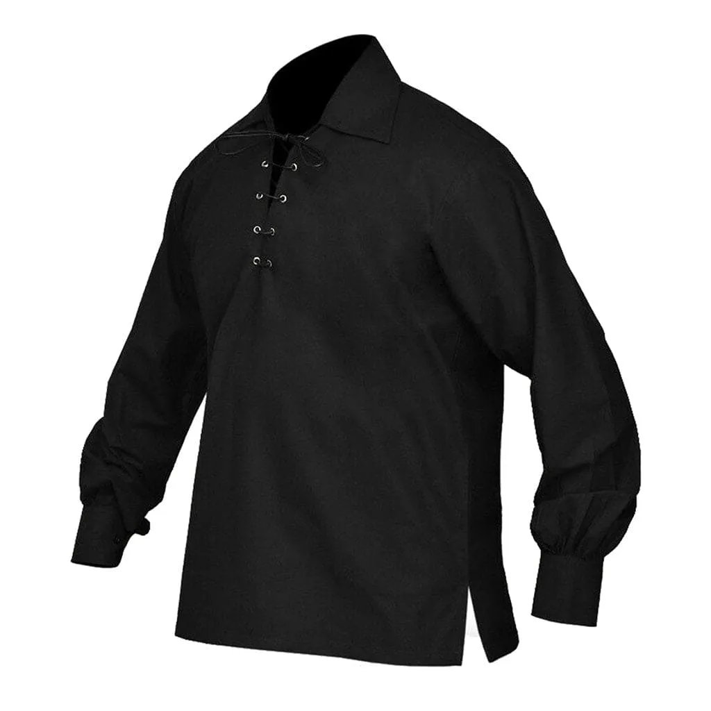 Jacobite Shirt Black Ghillie Shirt