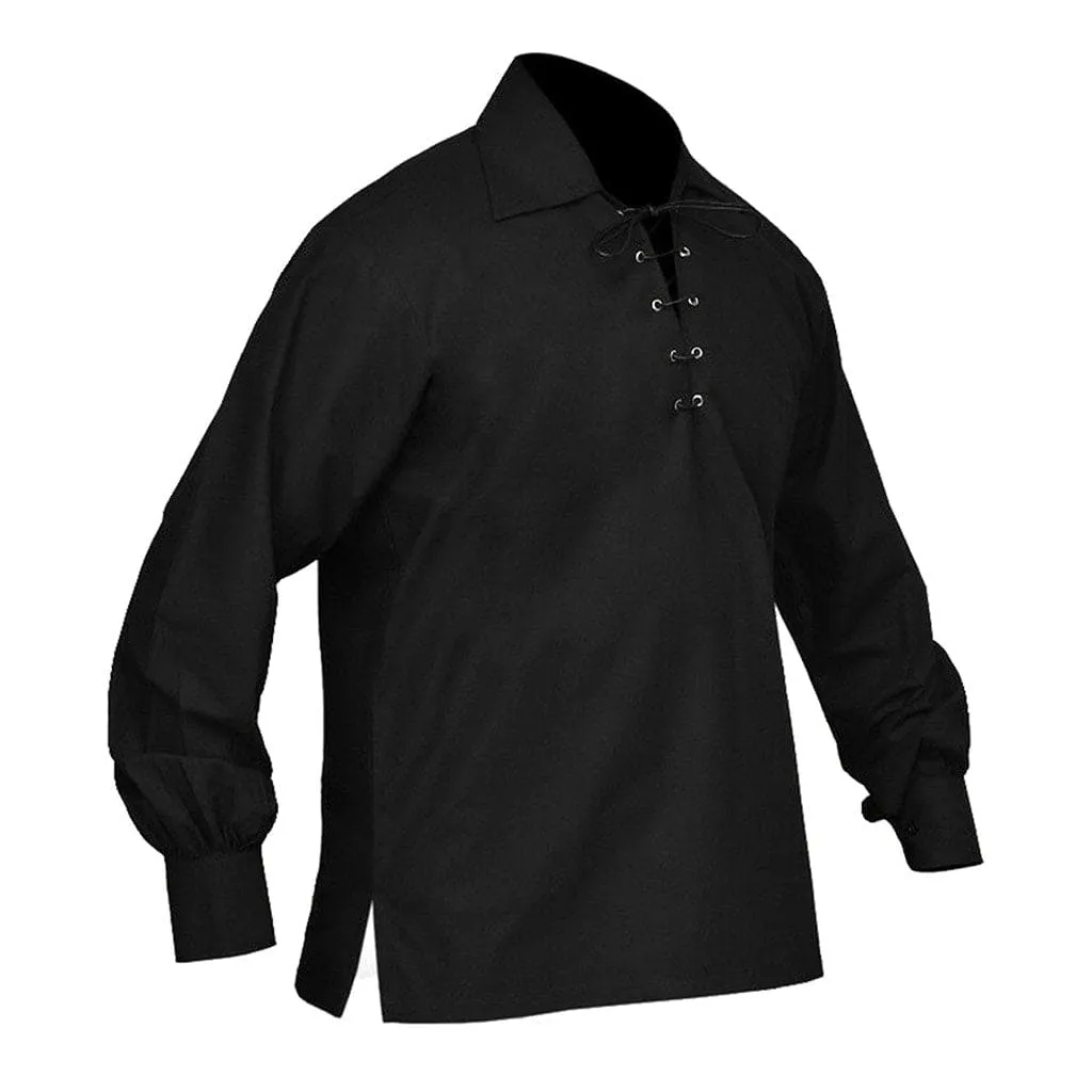 Jacobite Shirt Black Ghillie Shirt