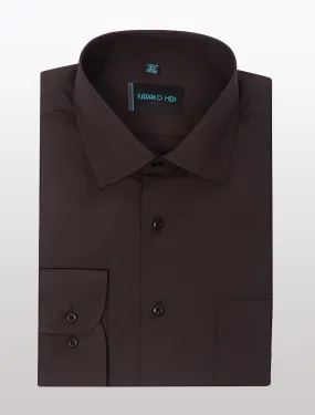 Karako Men Black Dress Shirt