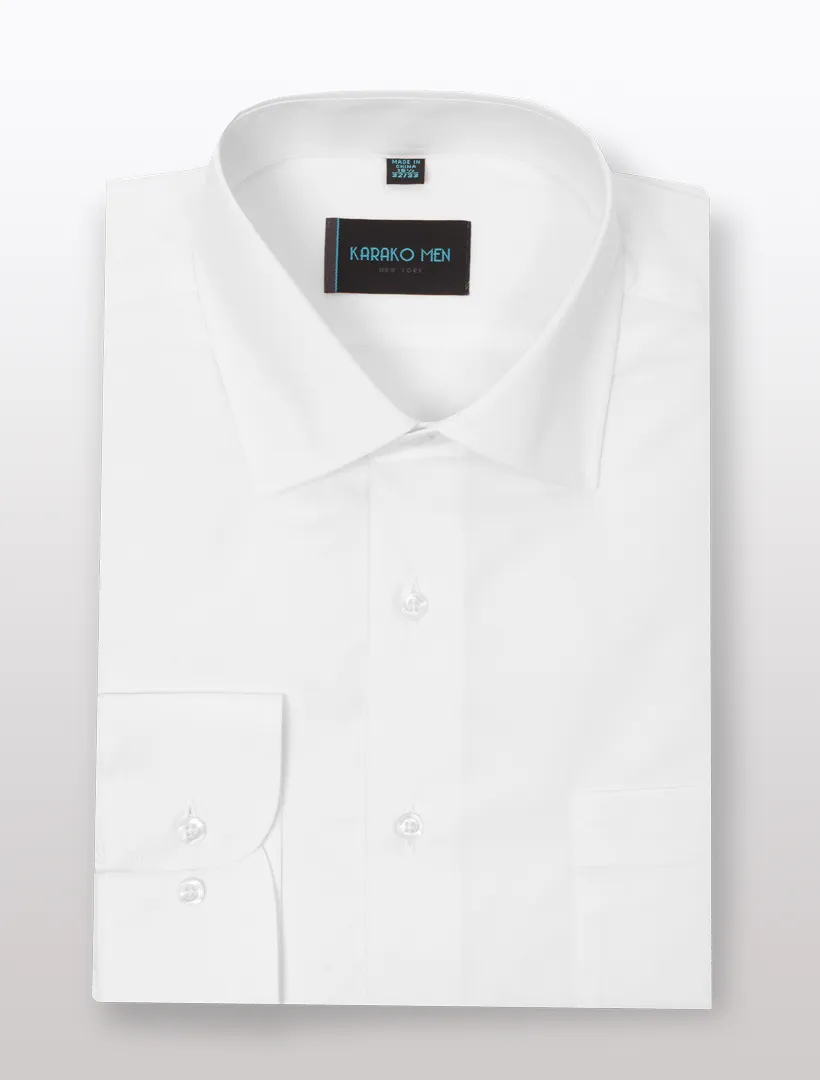 Karako Men White Dress Shirt