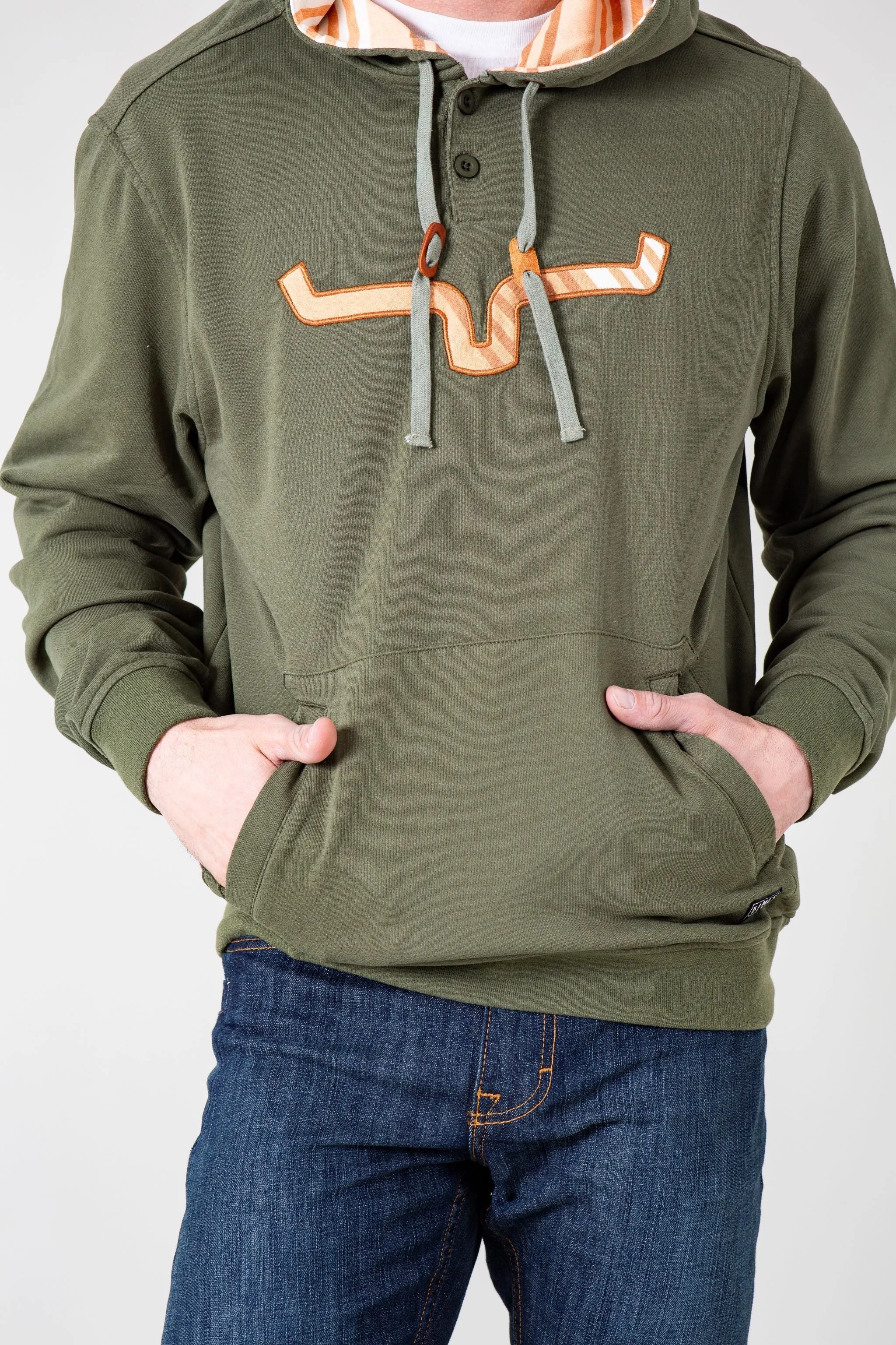 Kimes Ranch Men's Dark Olive Anson Hoodie