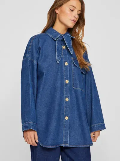 Kimmi Shirt - Medium Blue Denim