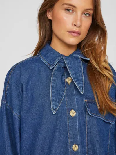 Kimmi Shirt - Medium Blue Denim