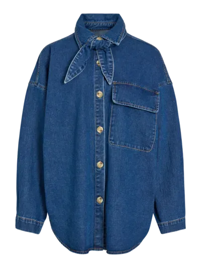 Kimmi Shirt - Medium Blue Denim