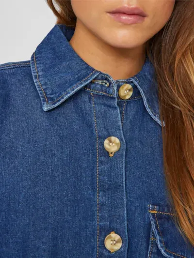 Kimmi Shirt - Medium Blue Denim