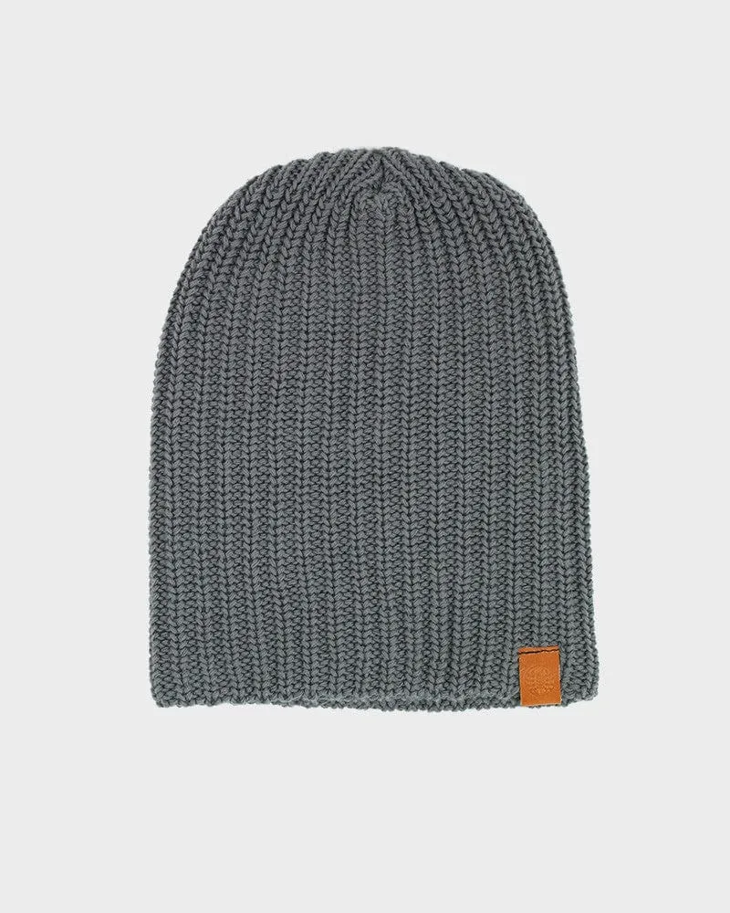 Kiriko Original Knit Cap, Smoke, 9 ˝