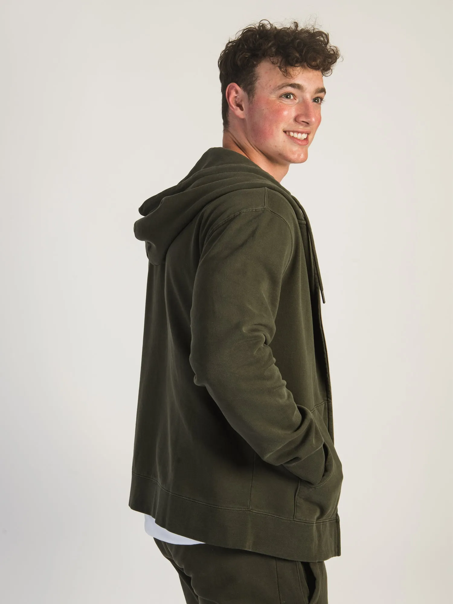 KOLBY RALLY ZIP FRONT HOODIE