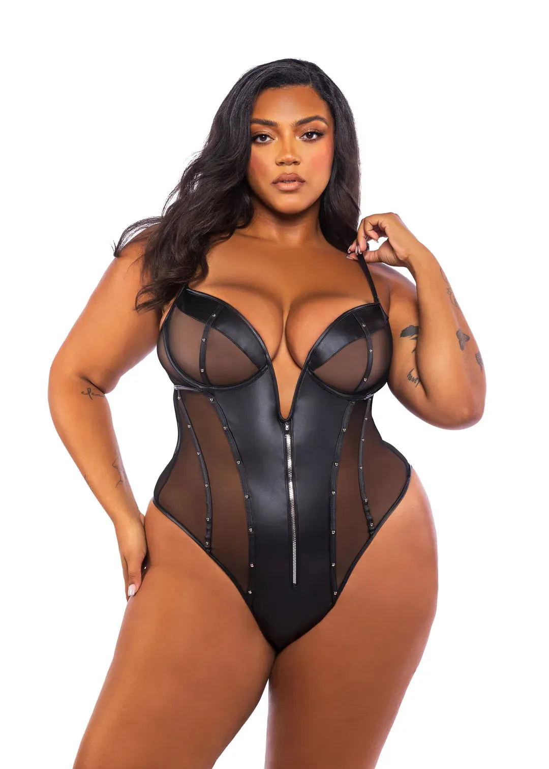 Lust & Leather Bodysuit