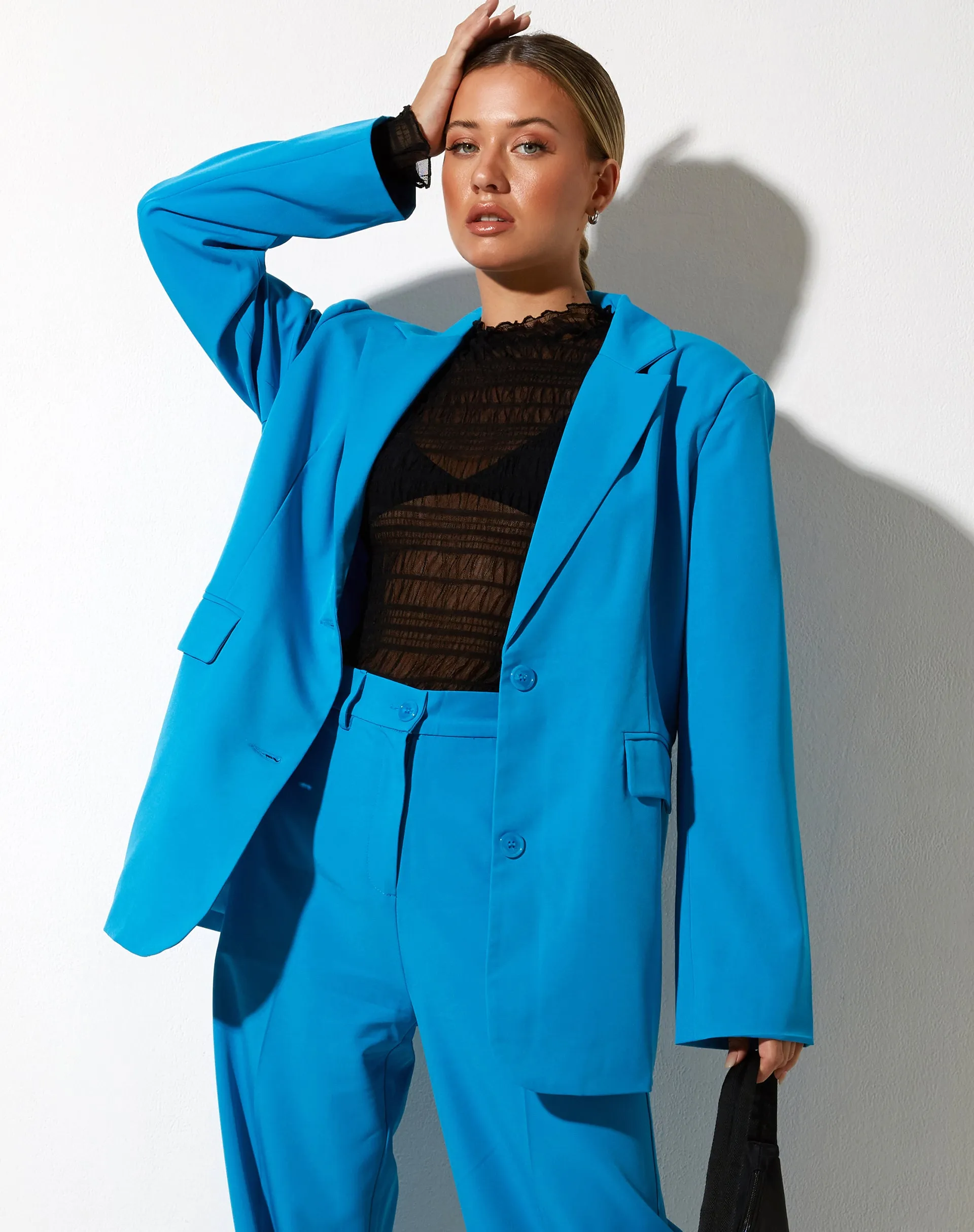 Maiwa Blazer in Tailoring Blue