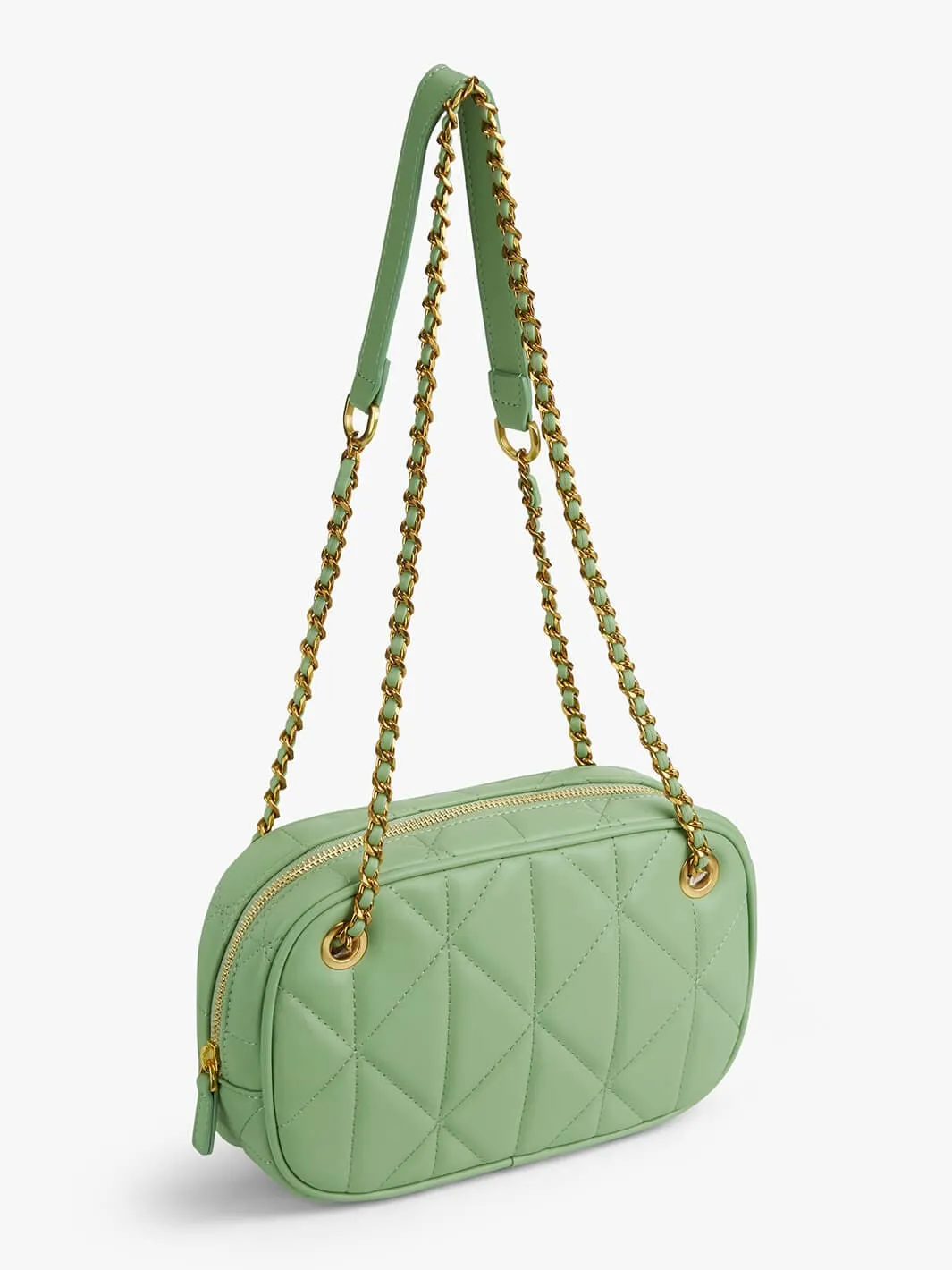 Melody quilted shoulder bag