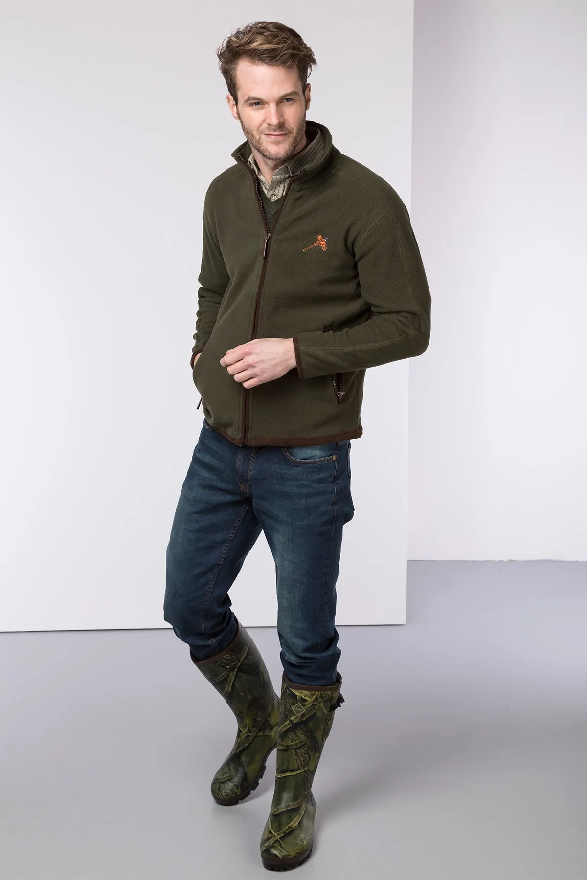 Men's Full Zip Fleece Jacket - Gransmoor