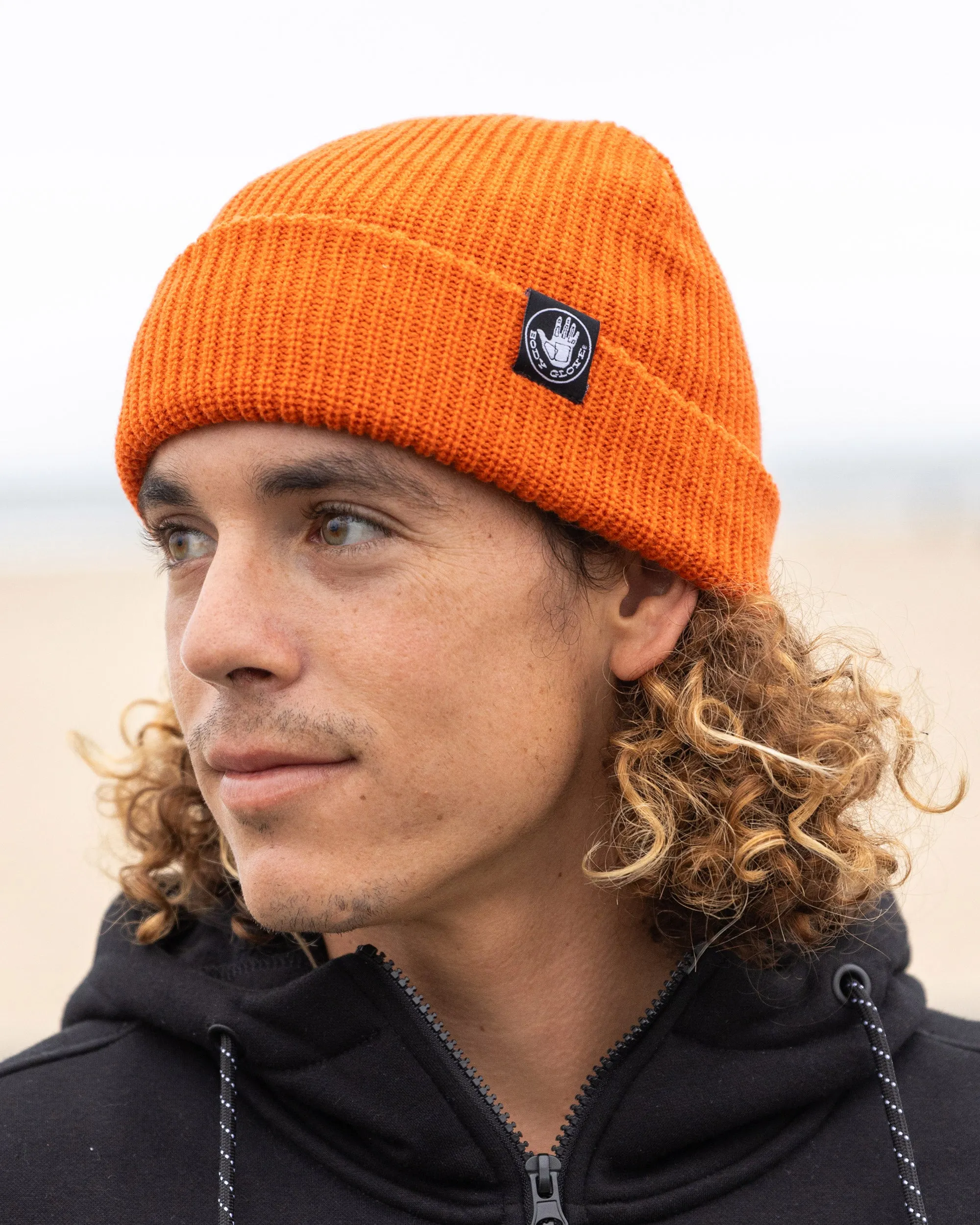 Men's Patrol Acrylic Beanie - Orange