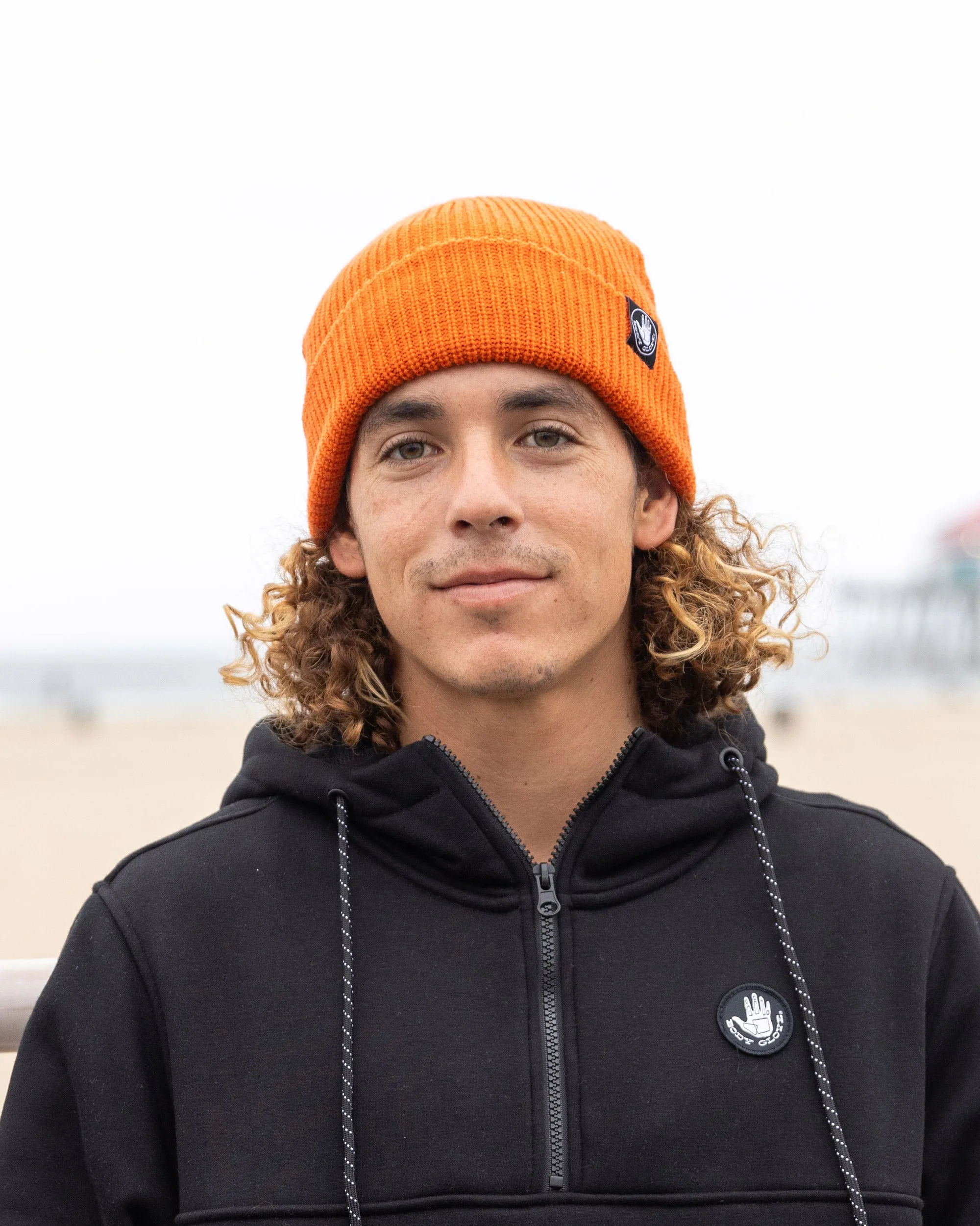 Men's Patrol Acrylic Beanie - Orange