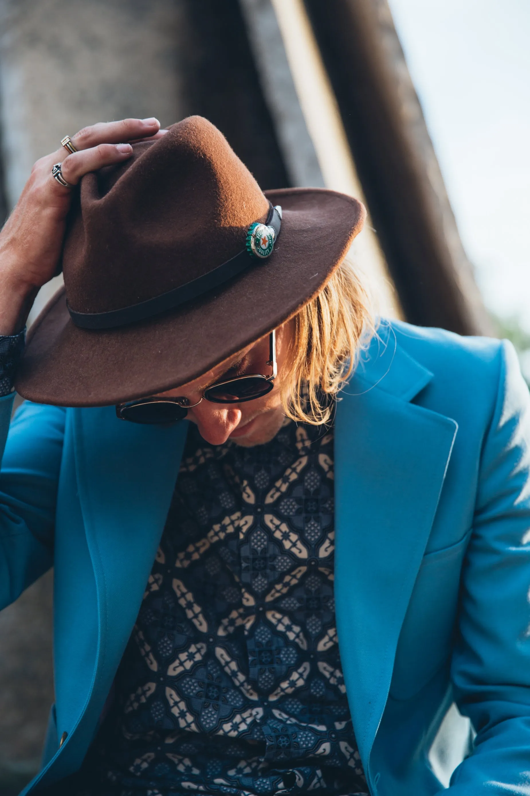 Men's Turquoise Blazer