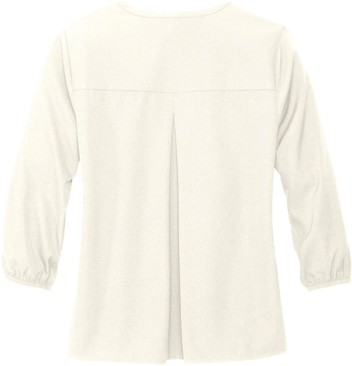 Mercer Mettle Ladies Stretch Crepe 3/4-Sleeve Blouse