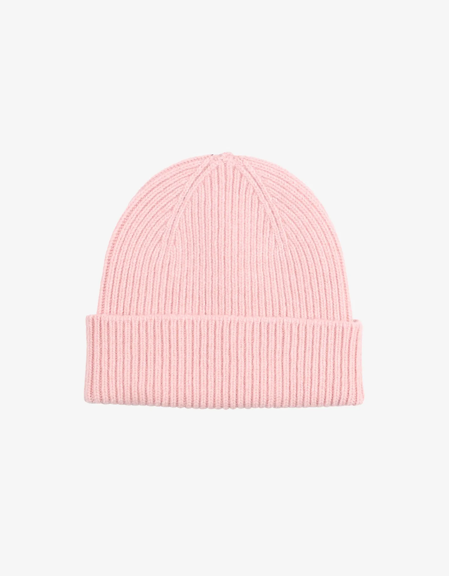 Merino Wool Beanie - Faded Pink