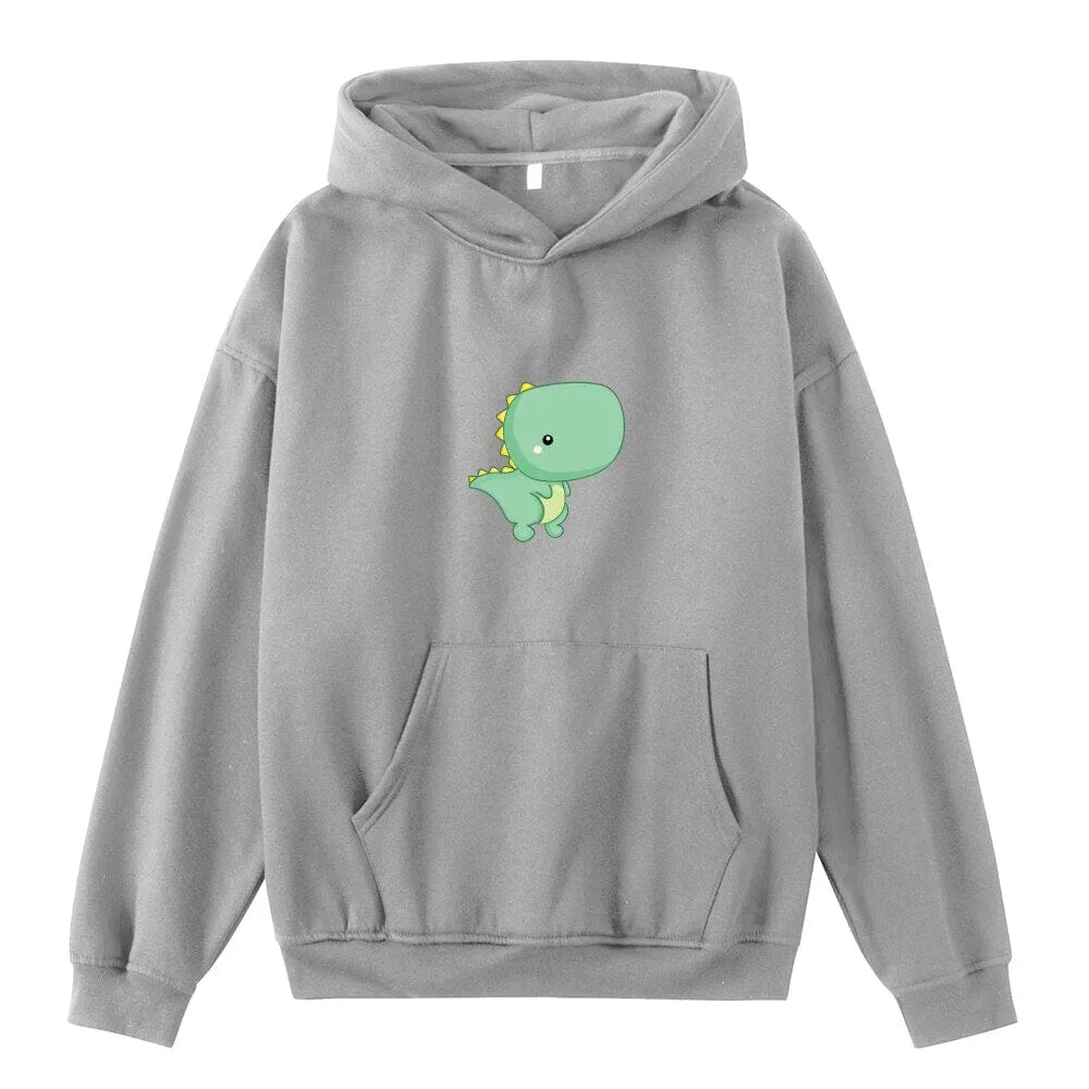 Milo the Dinosaur Oversized Soft Hoodies