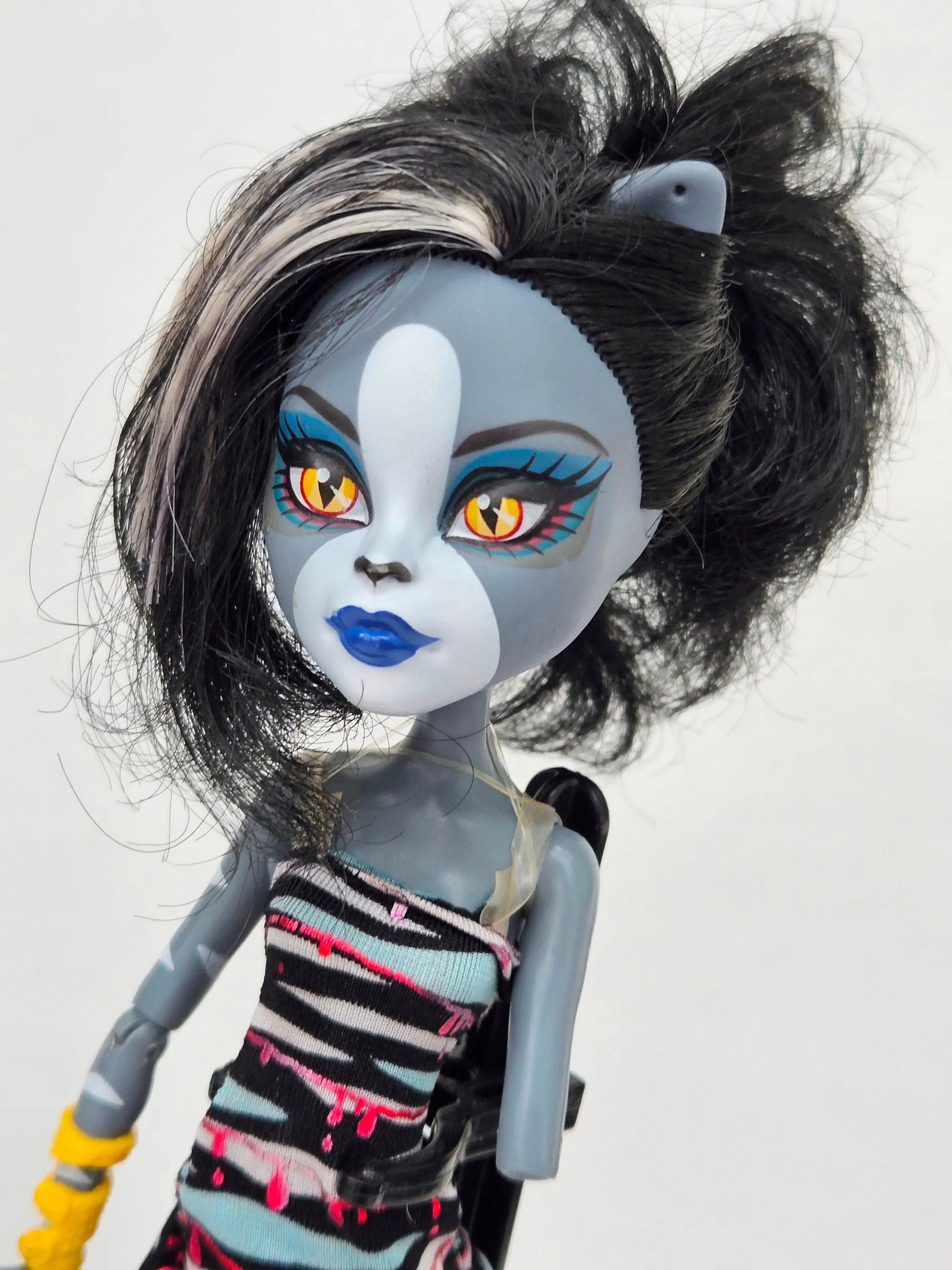 Monster High Doll Zombie Shake Meowlody & Purrsephone 2-Pack for Collectors, OOAK Repaints, Playing, Cat Doll, Original Clothes, Very Rare