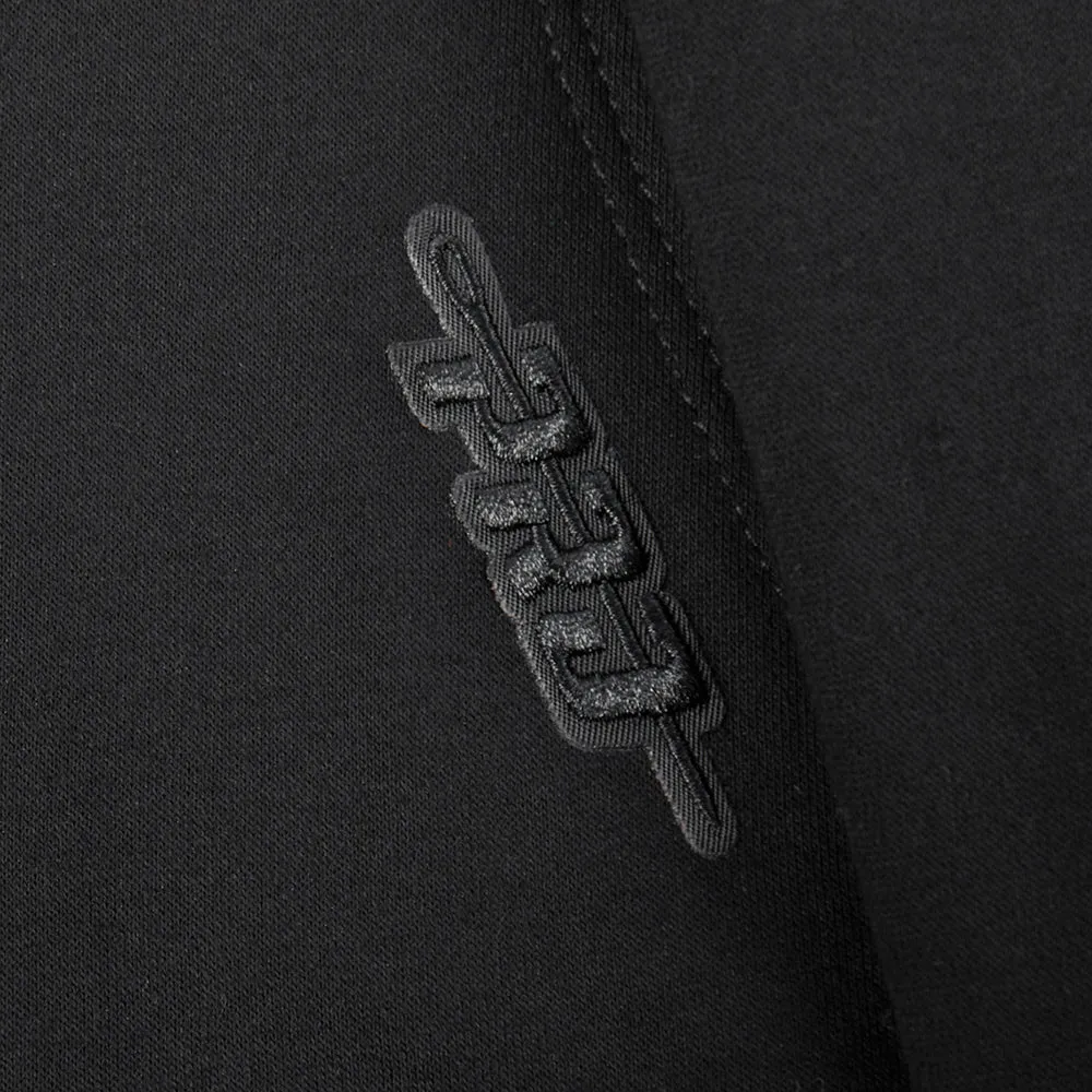 NEW YORK YANKEES TRIPLE BLACK BIG BOYS FLC PO HOODIE (BLACK)