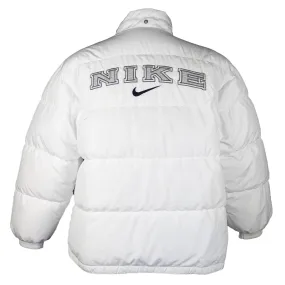 Nike 90s Rare Embroidered Spellout Puffer Jacket (M)