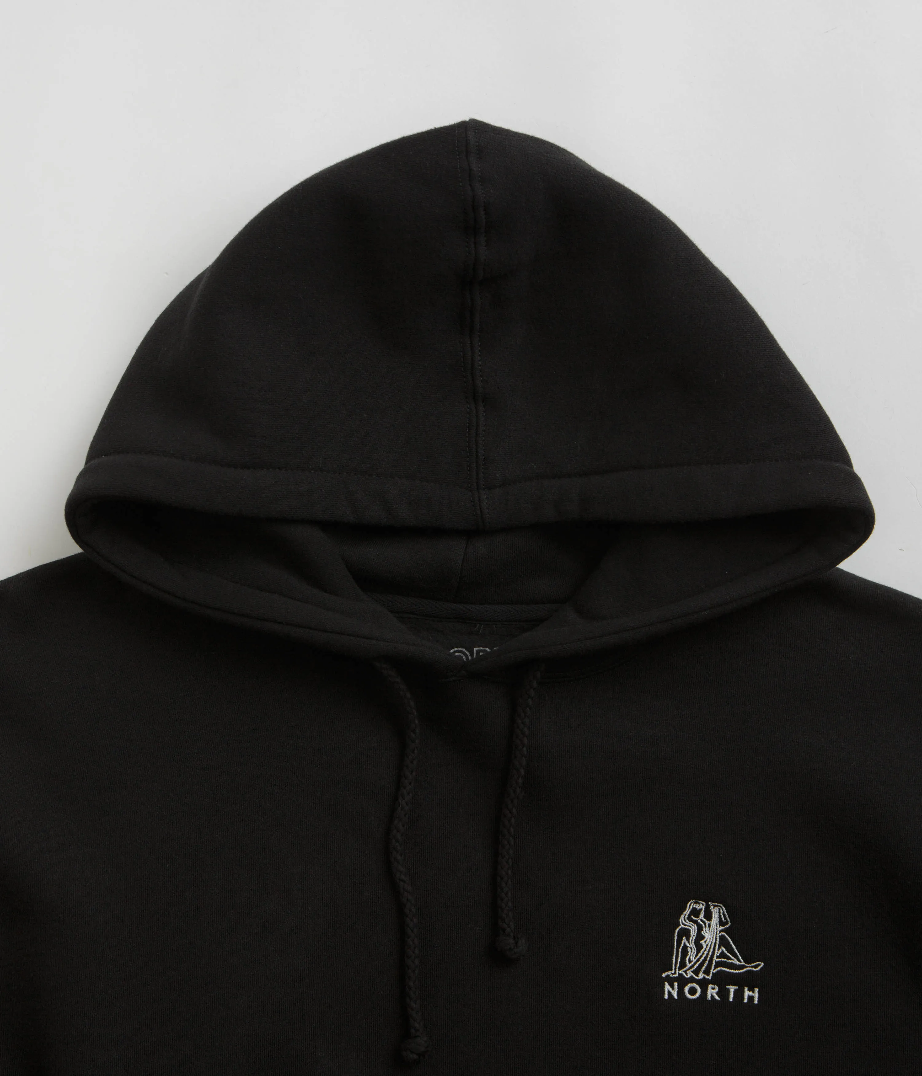 North Zodiac Logo Hoodie - Black / White