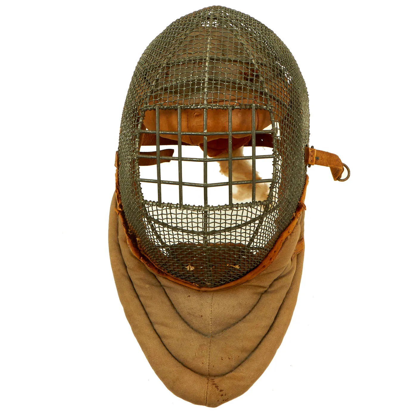 Original U.S. WWI Army Model 1916 Infantry Saber Fencing Mask and Gauntlet