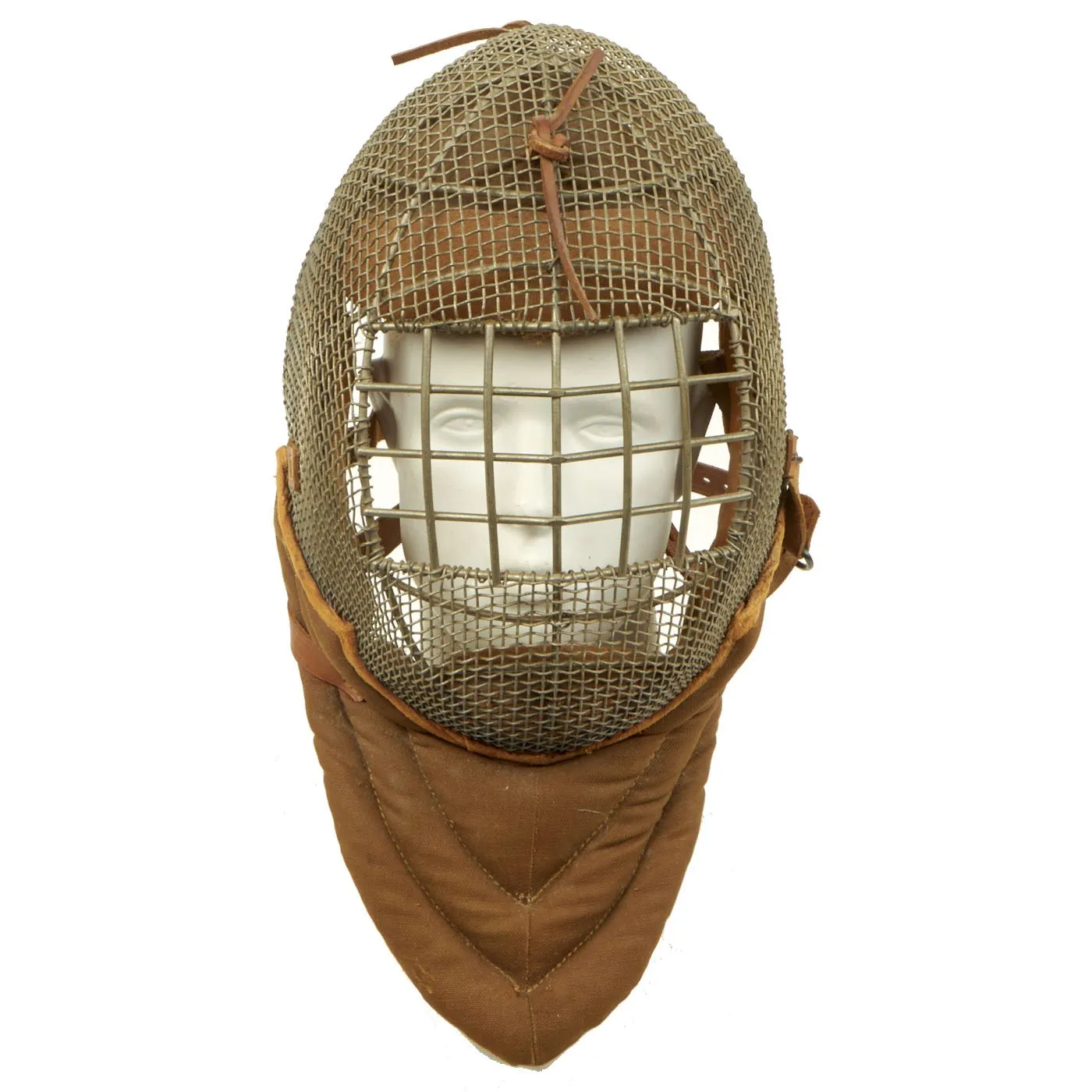 Original U.S. WWI Army Model 1916 Infantry Saber Fencing Mask in Excellent Condition