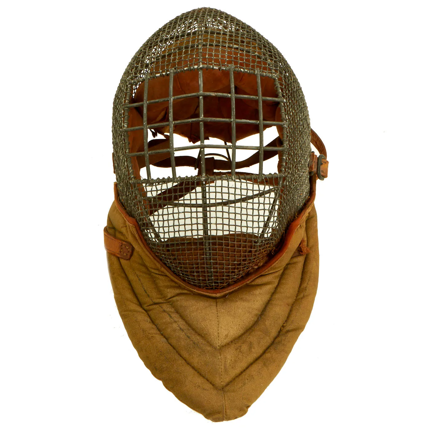 Original U.S. WWI Army Model 1916 Infantry Saber Fencing Uniform - Mask - Vest - Gauntlets - Sabre