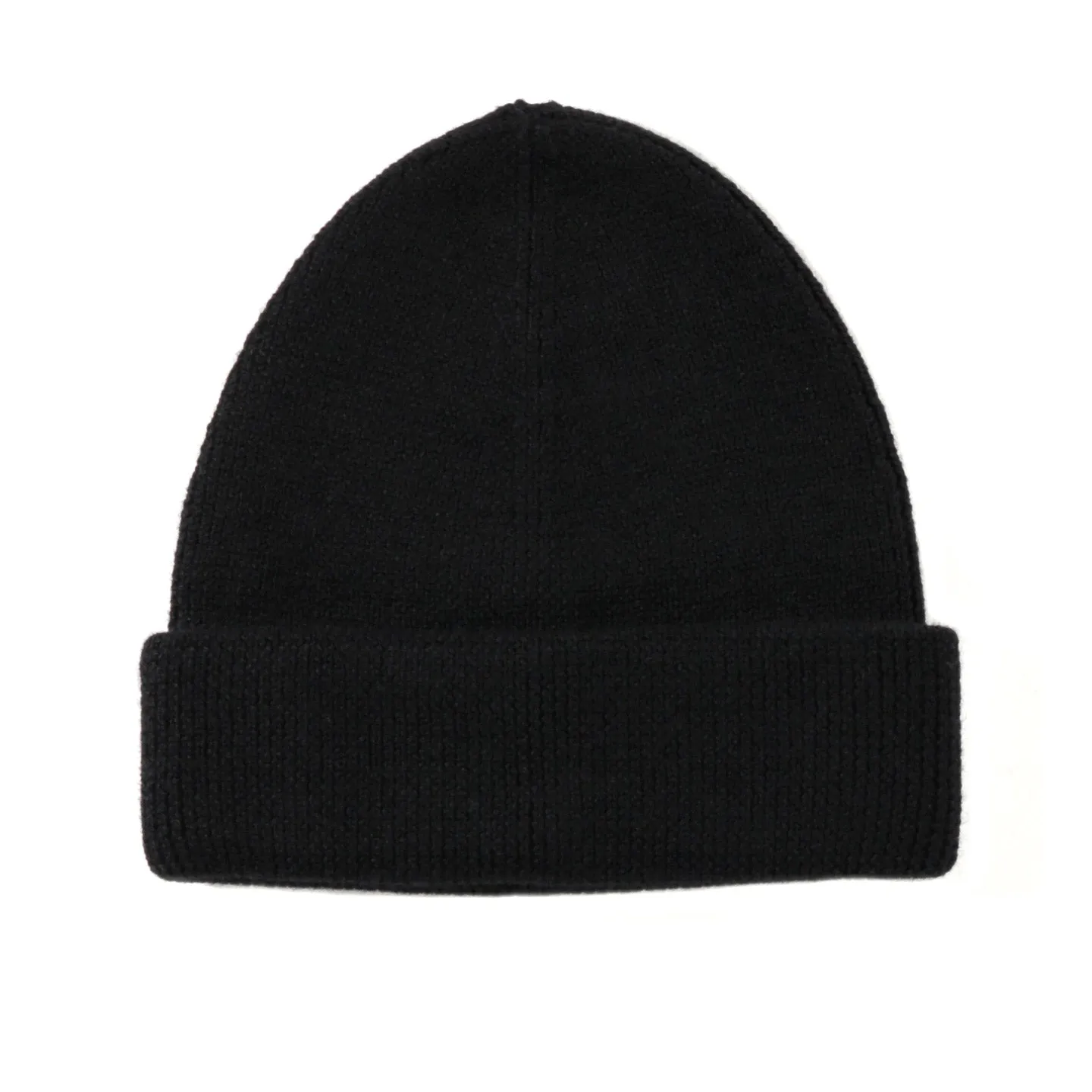 OUR LEGACY KNIT HAT BLACK RUSTIC MERINO