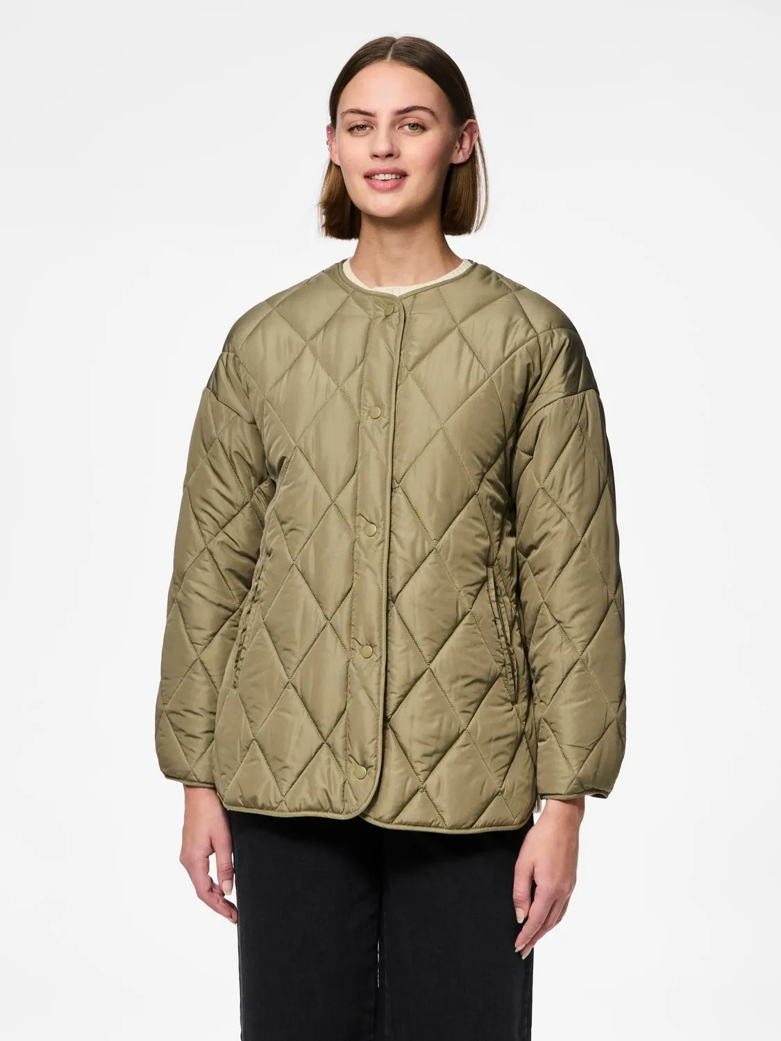 PCSTELLA Quilted Jacket - Mermaid