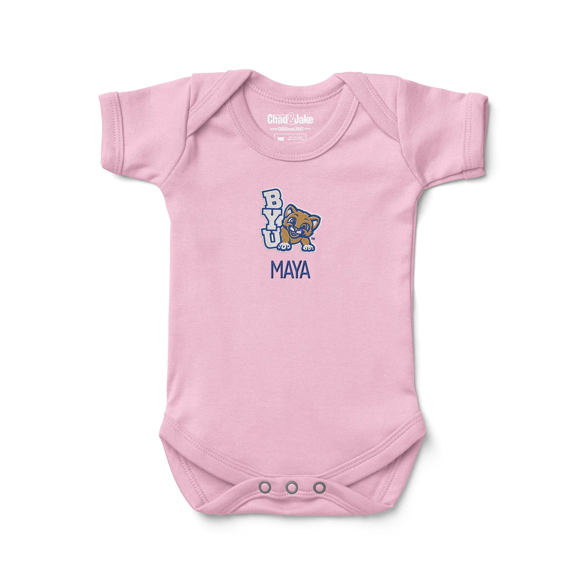 Personalized Brigham Young Cougars Youth Bodysuit