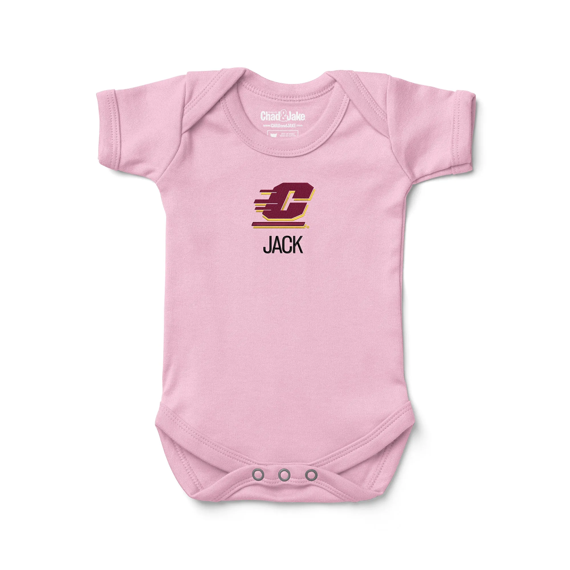 Personalized Central Michigan Chippewas Bodysuit