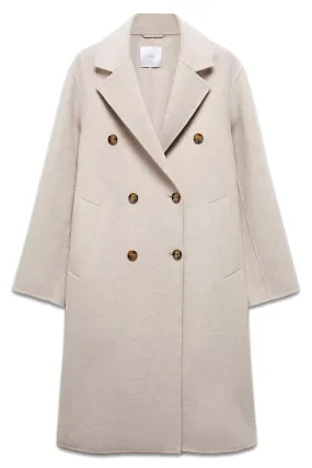 Picarol Wool Blend Coat, Light Grey