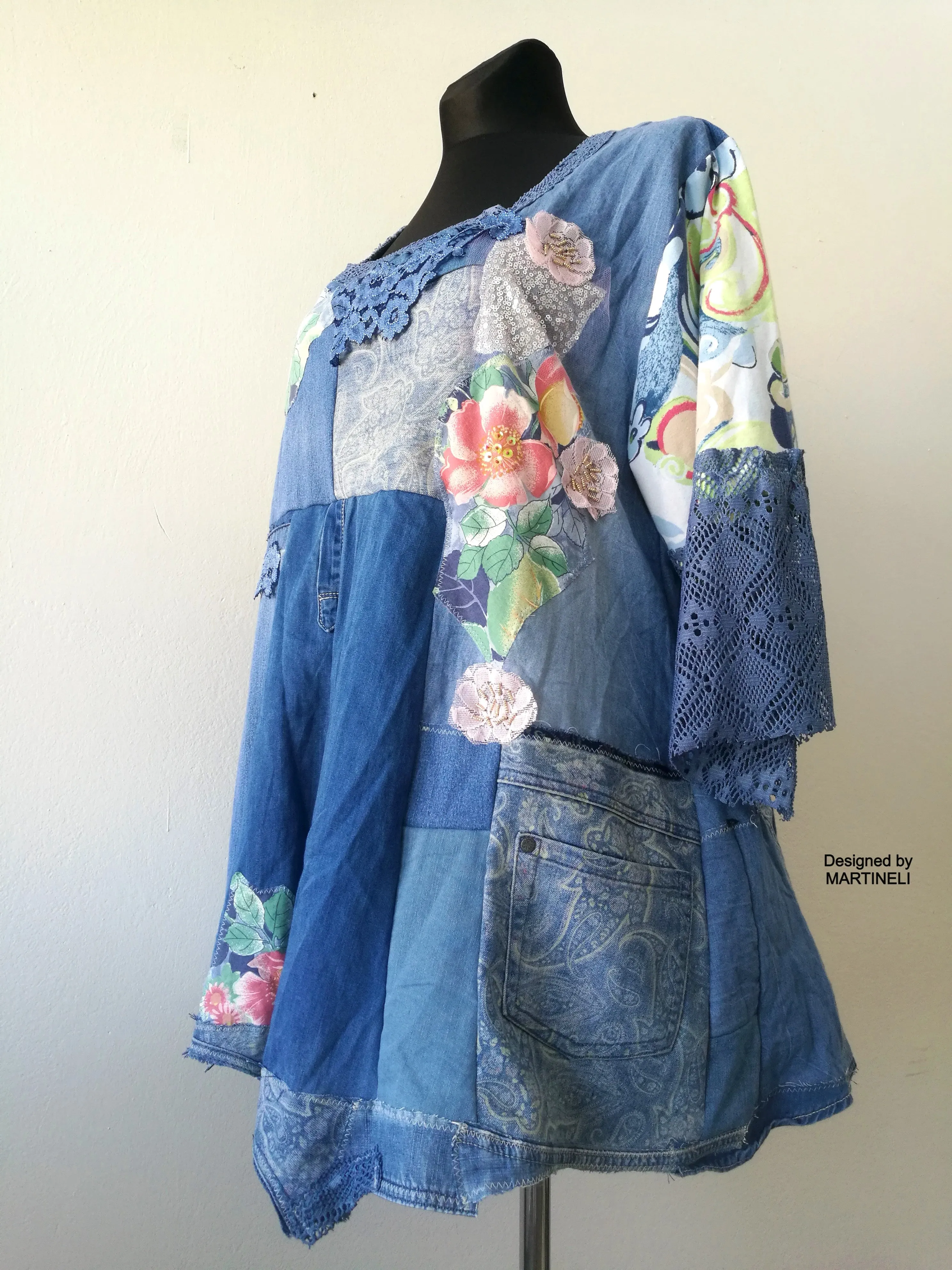 Plus Size Denim Shirt Dress,2XL Maxi Summer Blue Dress