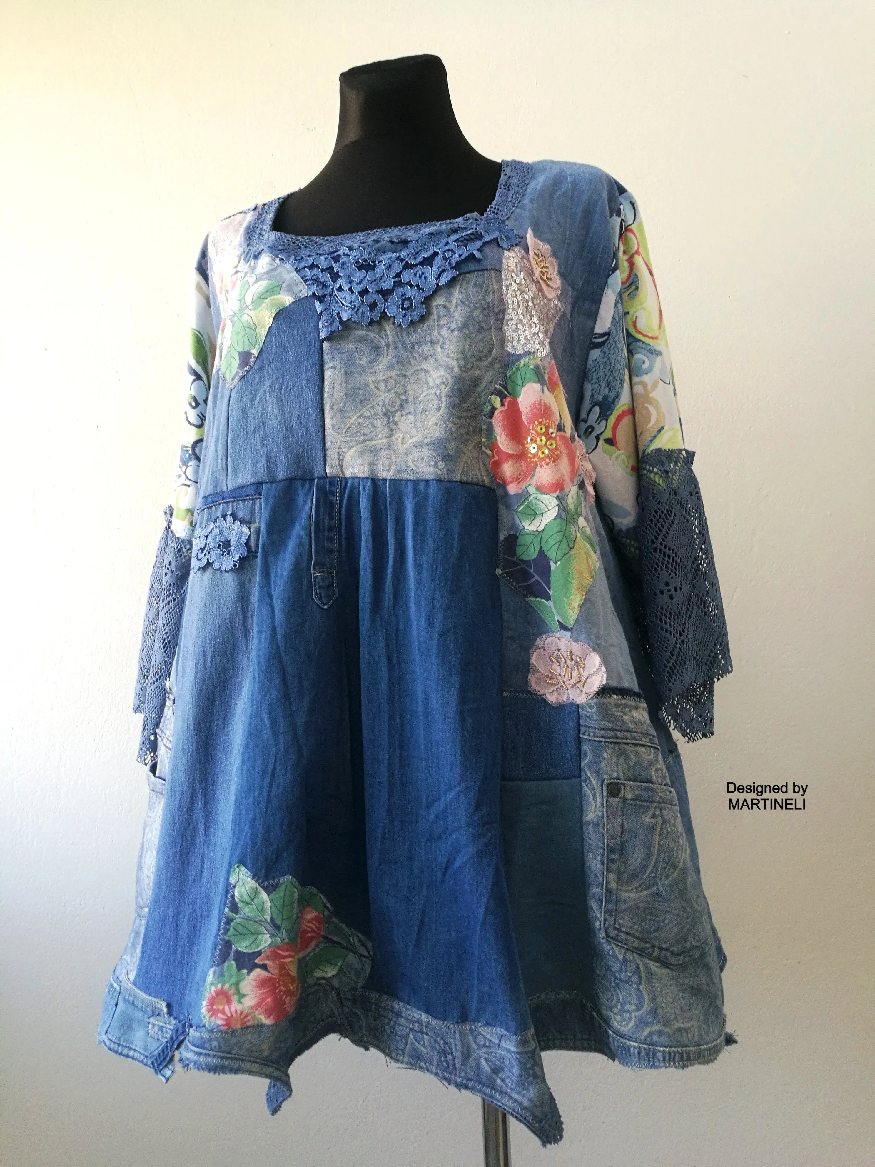 Plus Size Denim Shirt Dress,2XL Maxi Summer Blue Dress