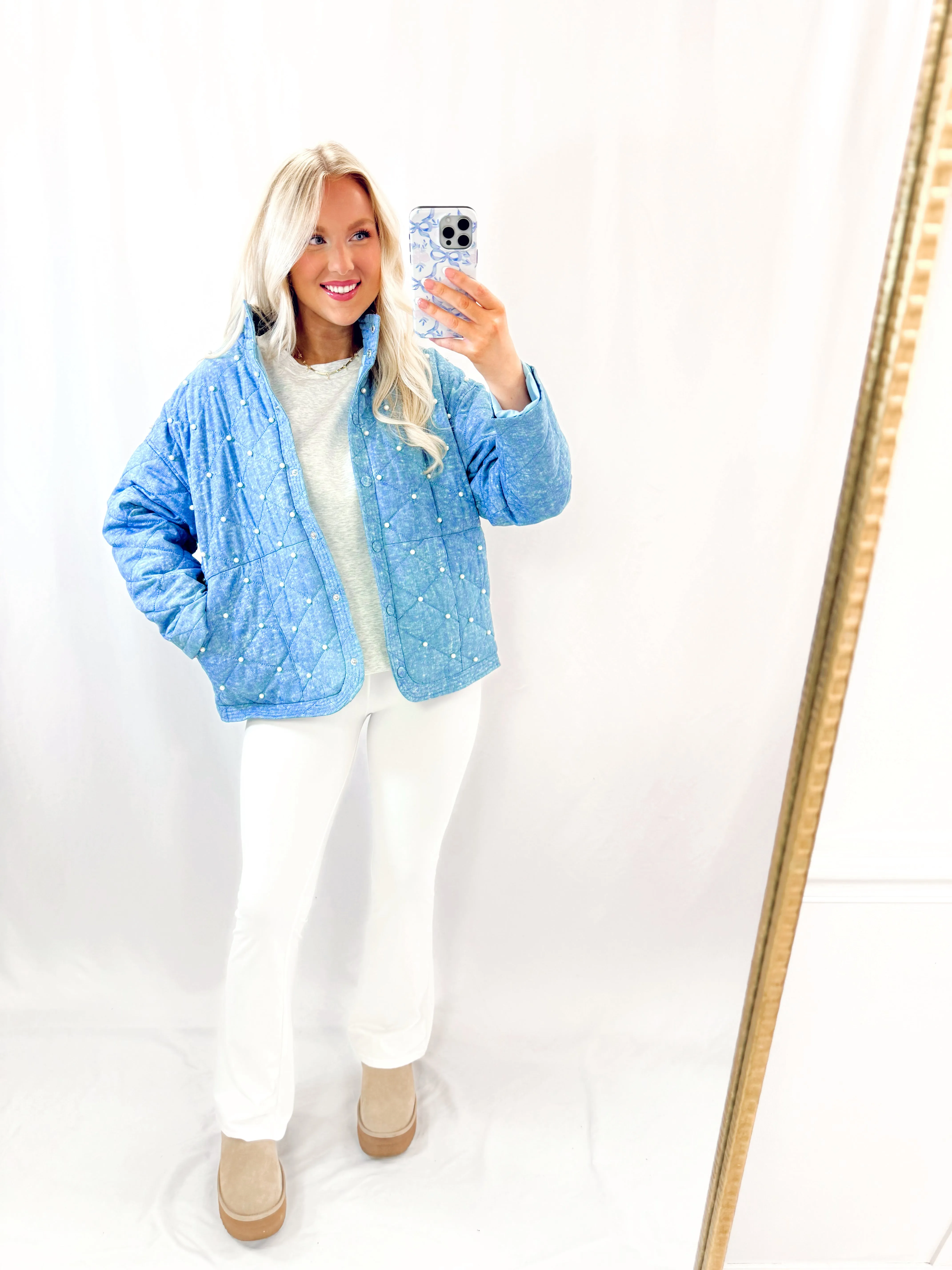 Pretty Pearl Jacket💖 2 smalls left