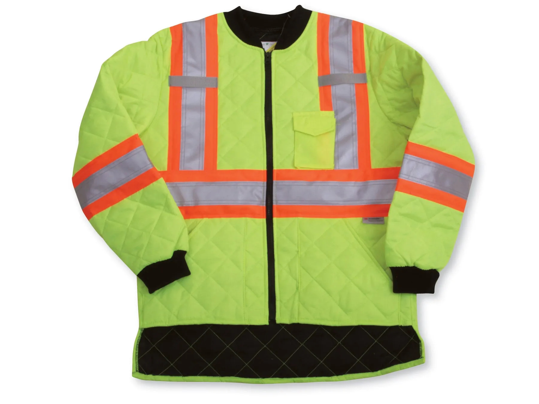 Quilt Polyester Traffic Safety Jacket - Style #895