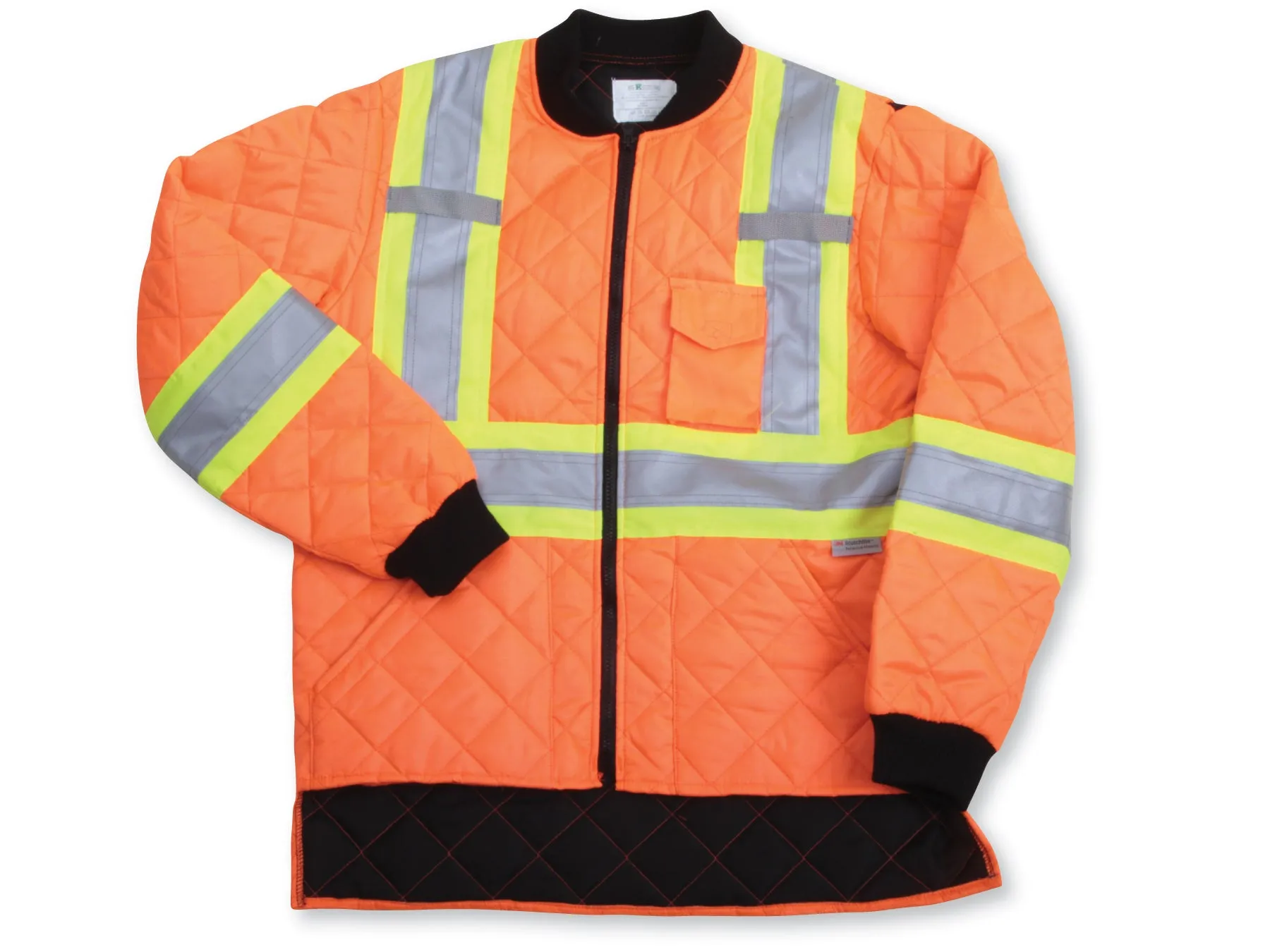 Quilt Polyester Traffic Safety Jacket - Style #895