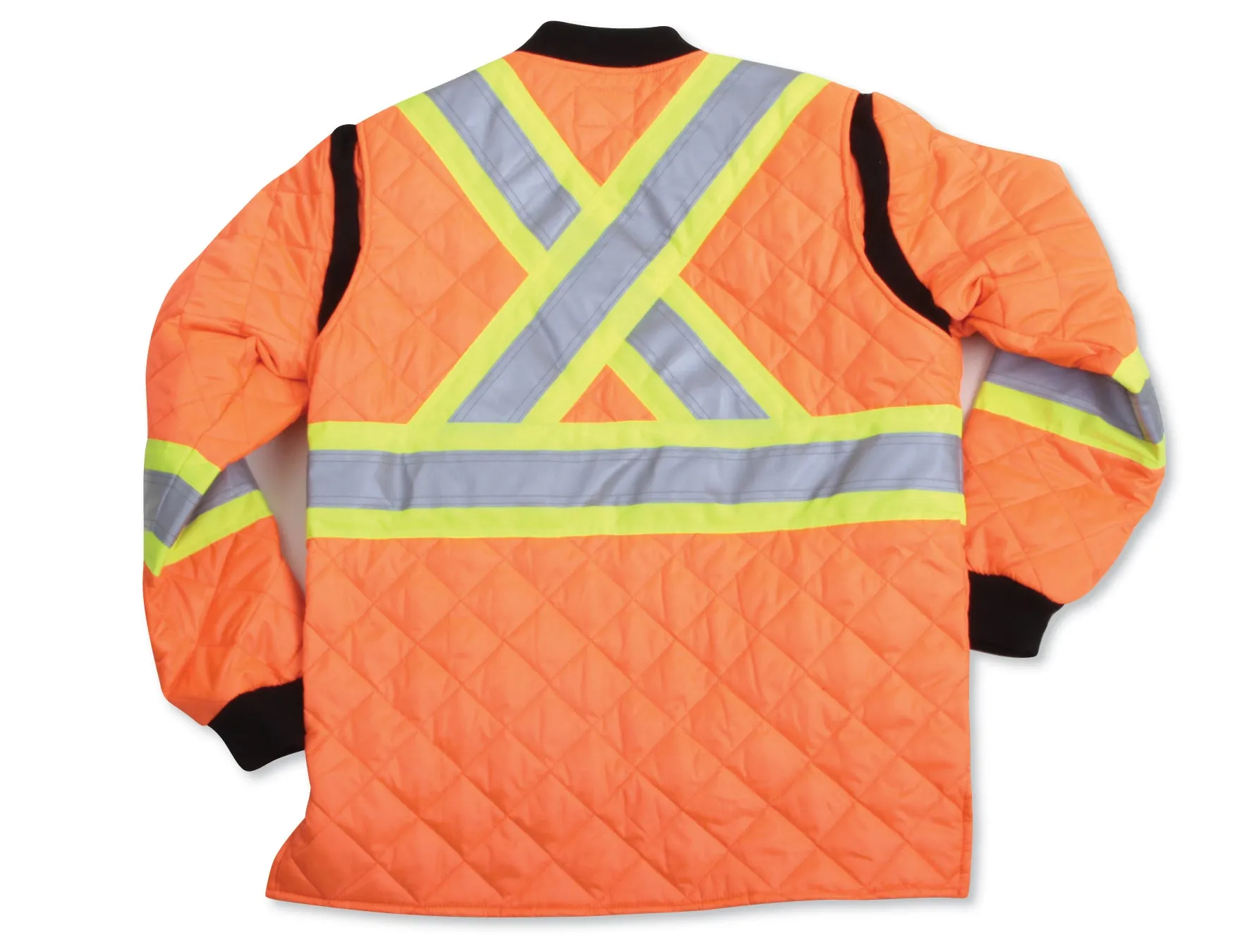 Quilt Polyester Traffic Safety Jacket - Style #895