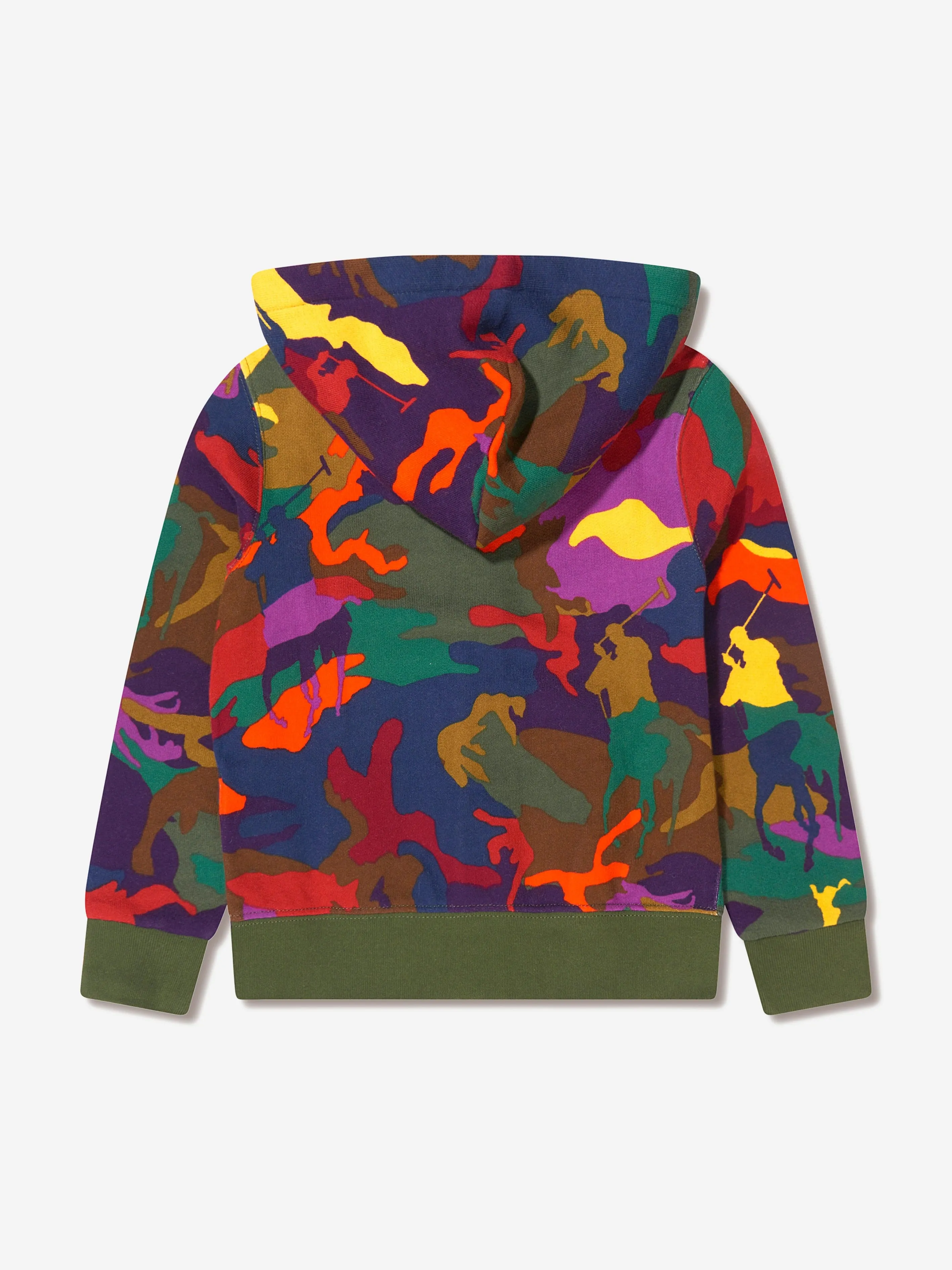 Ralph Lauren Boys Camouflage Print Zip-Up Hoodie