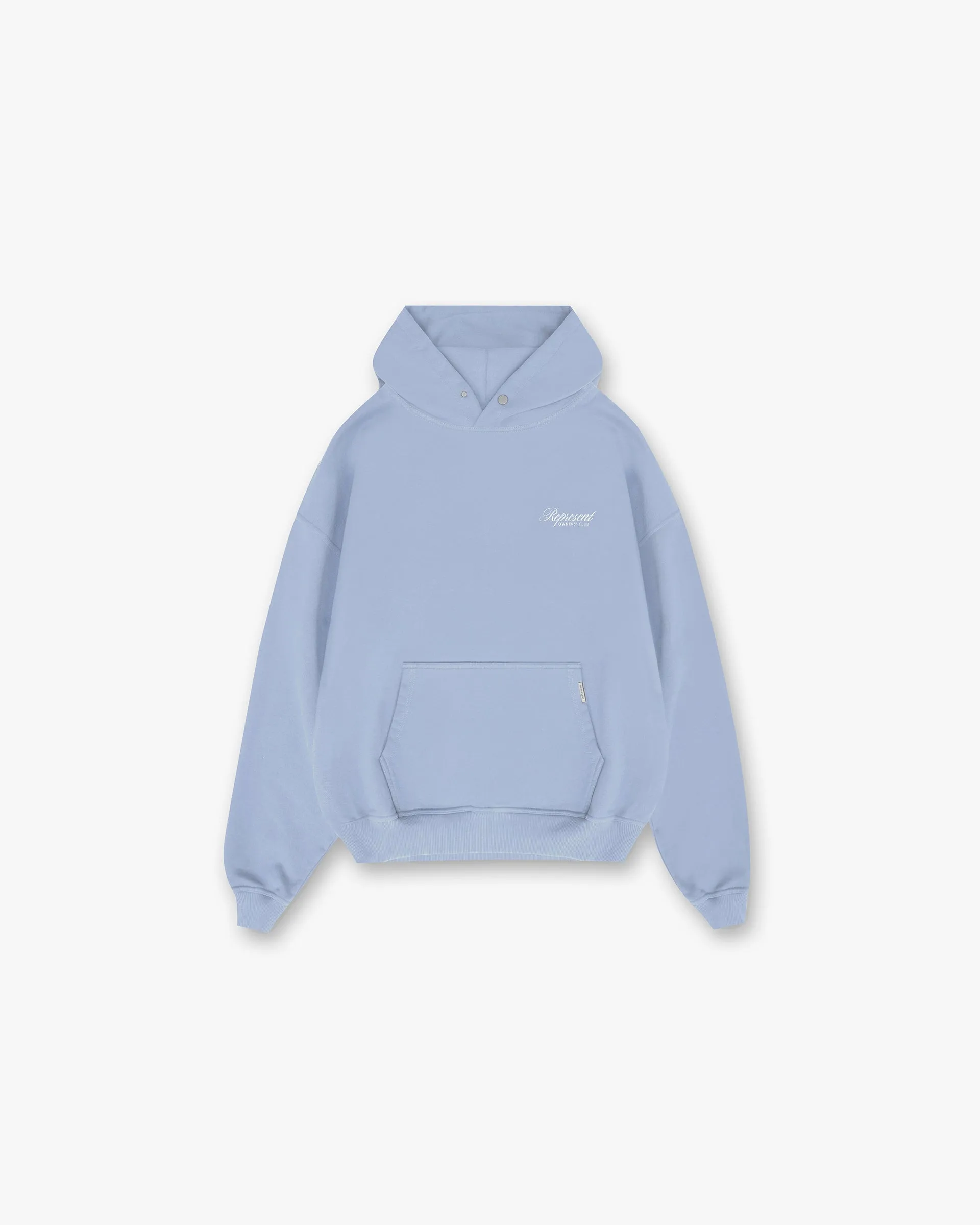 Represent Owners Club Script Hoodie - Dusty Blue