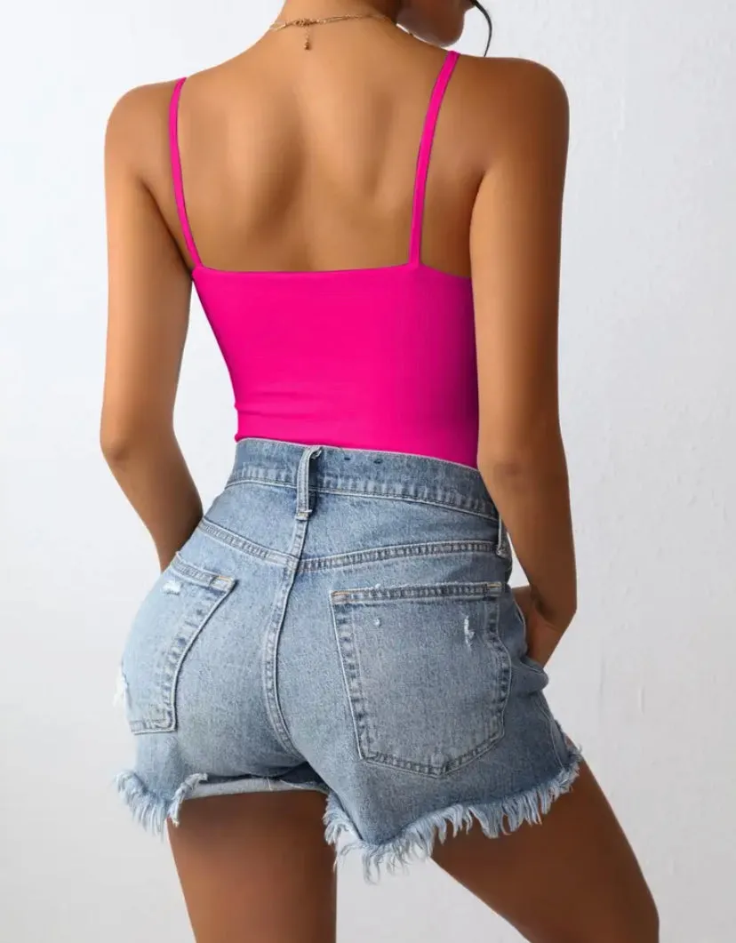 Sassy Hot Pink Bodysuit