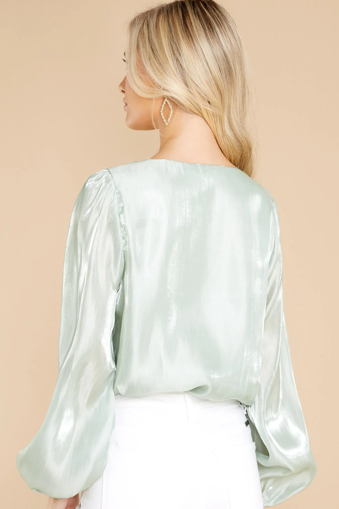 Shimmering Lights Pastel Mint Bodysuit