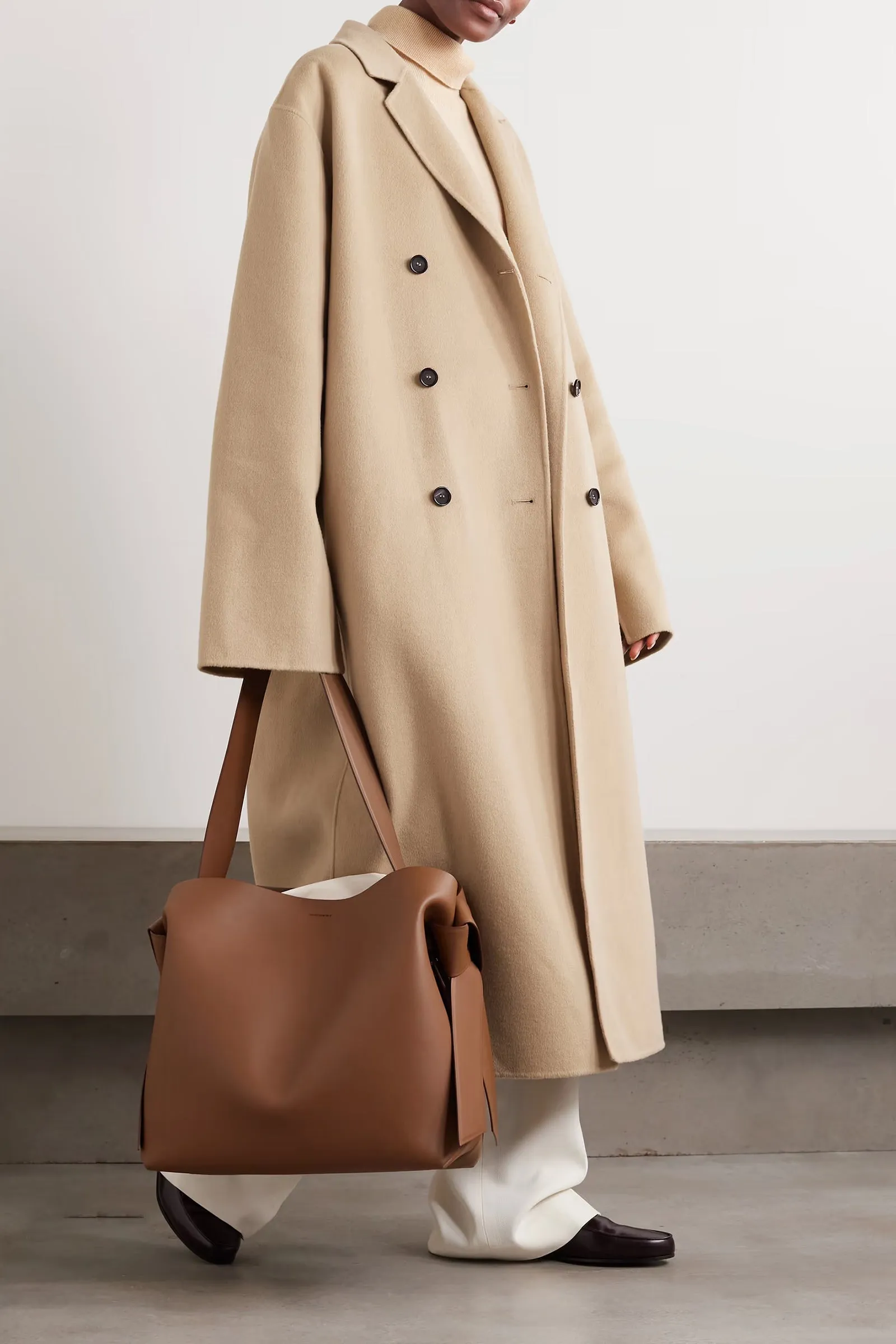 Signature Double-breasted Wool Coat