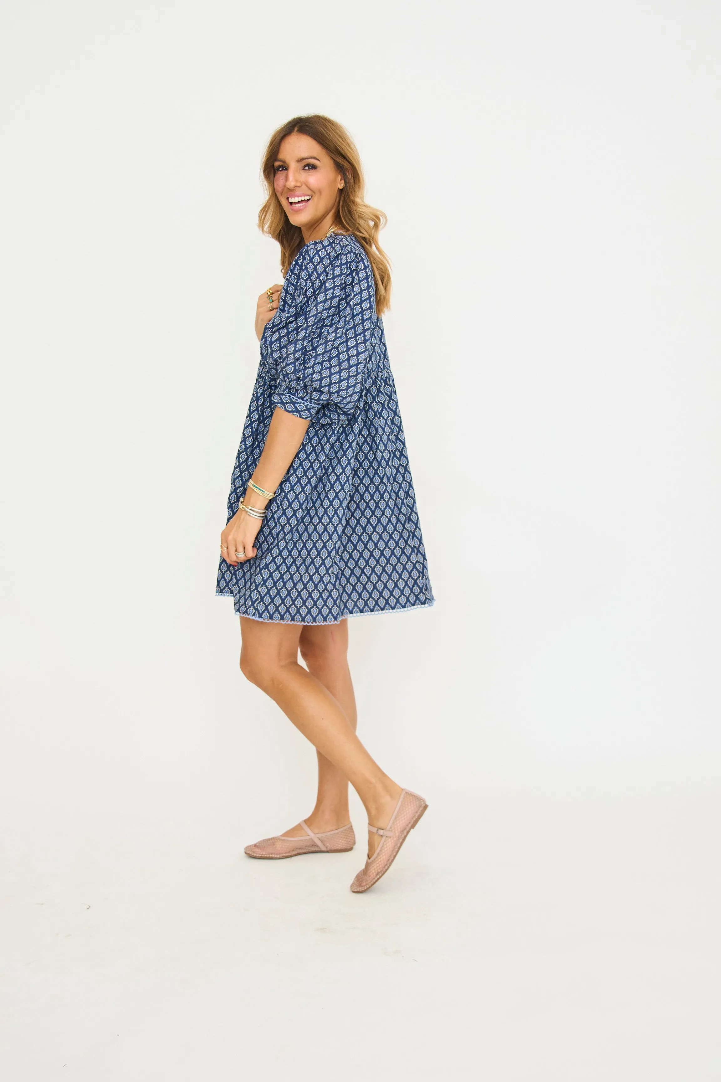 Simone Mini Dress - Bandana Print